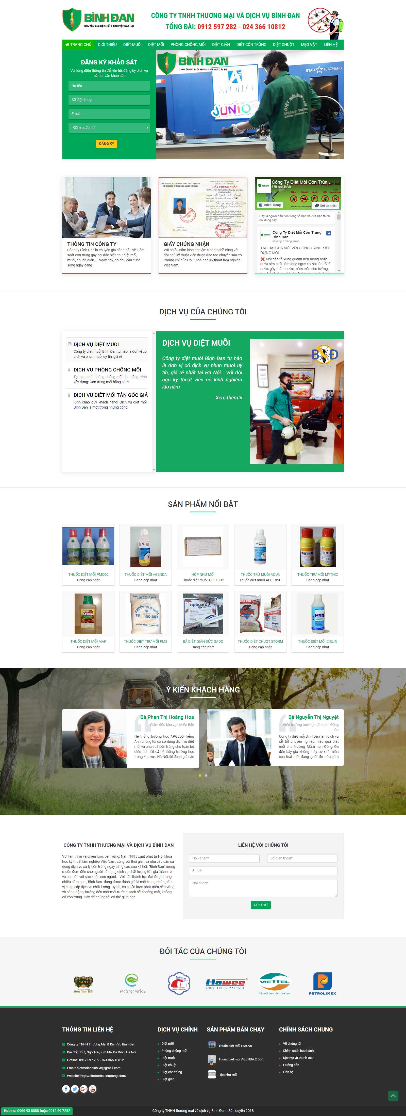 Thiết kế Web quảng trị diettrumoicontrung.com