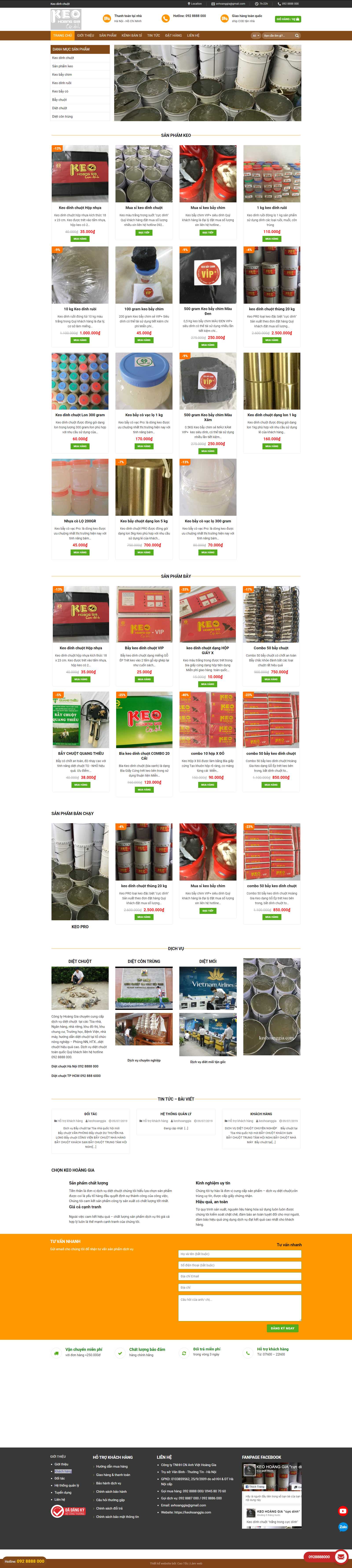 Thiết kế Web sơn la keohoanggia.com