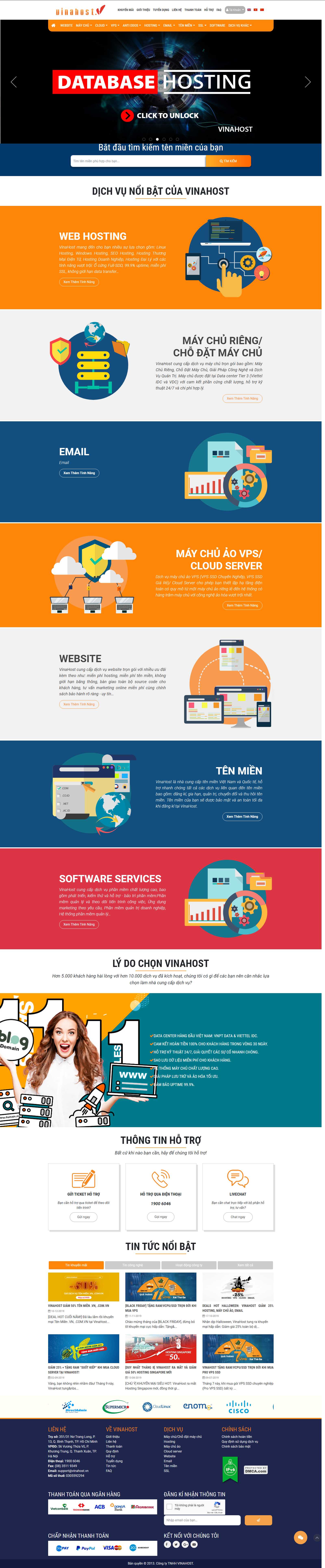 Thiết kế Web thái bình vinahost.vn