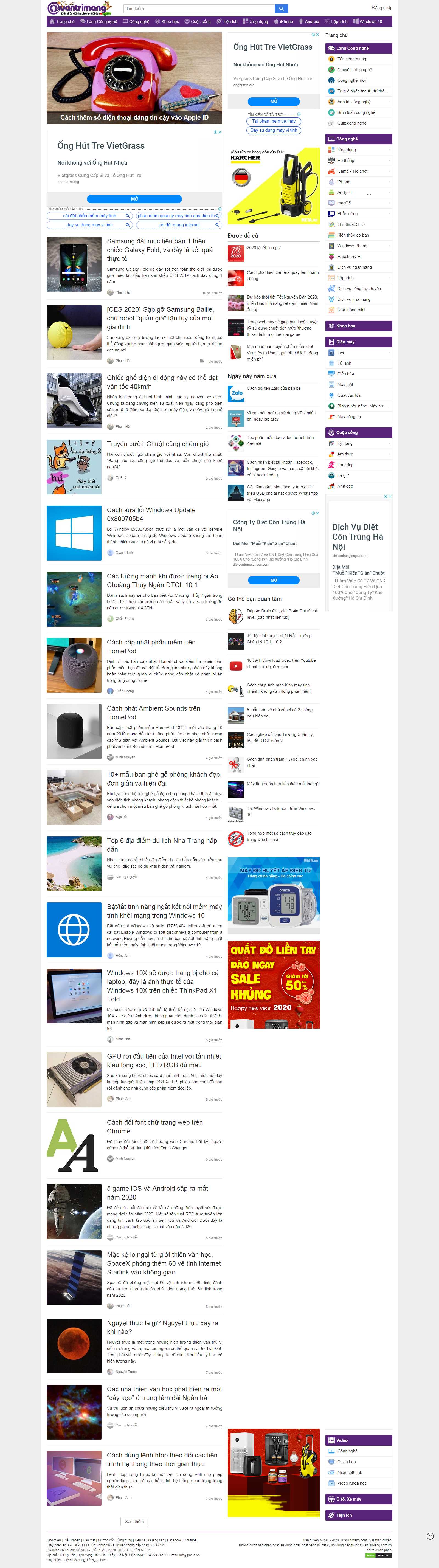 Thiết kế Web thái bình quantrimang.com