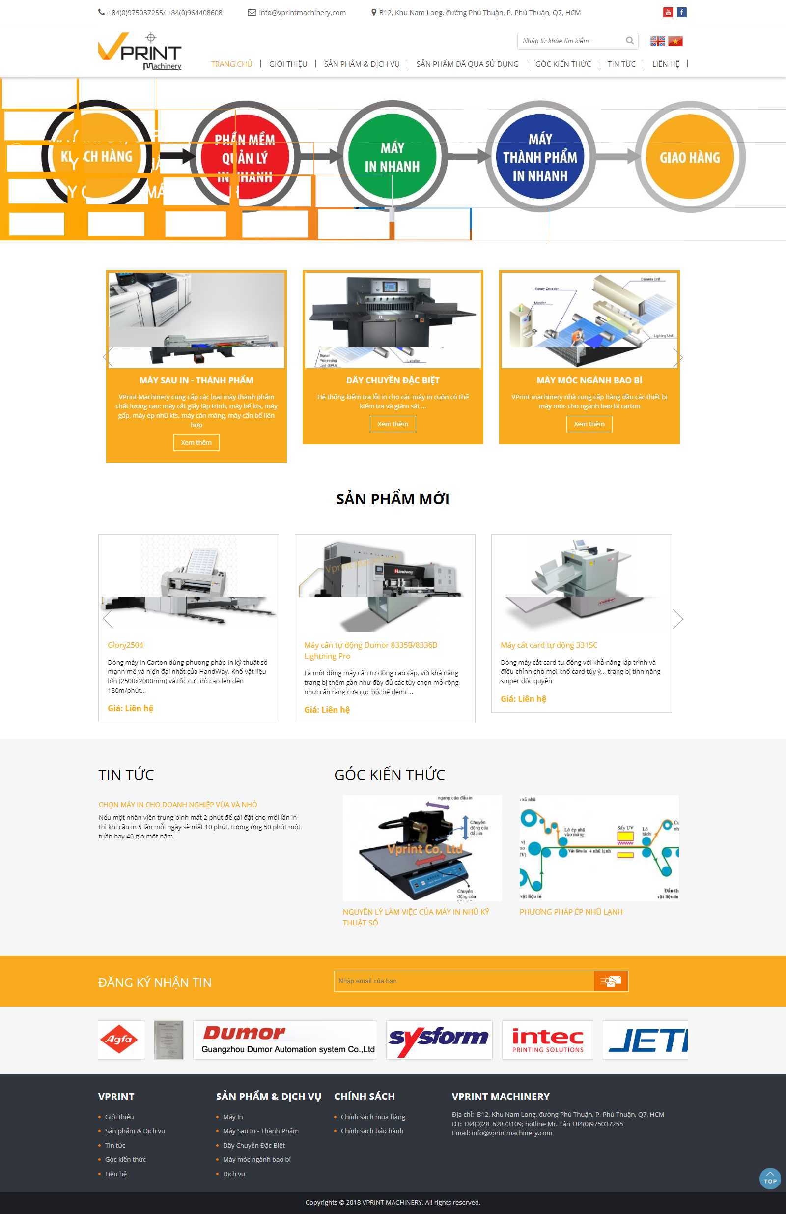 Thiết kế Web trà vinh vprintmachinery.com