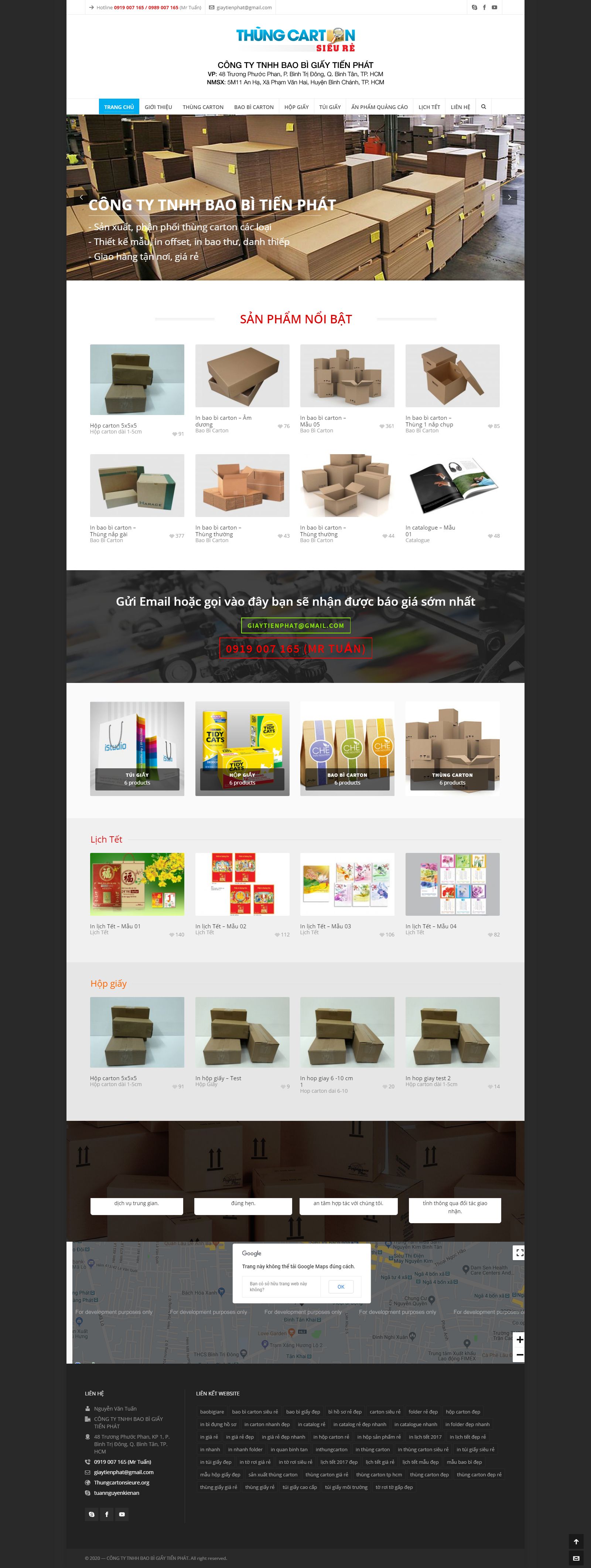 Thiết kế Web tuyên quang thungcartonsieure.org