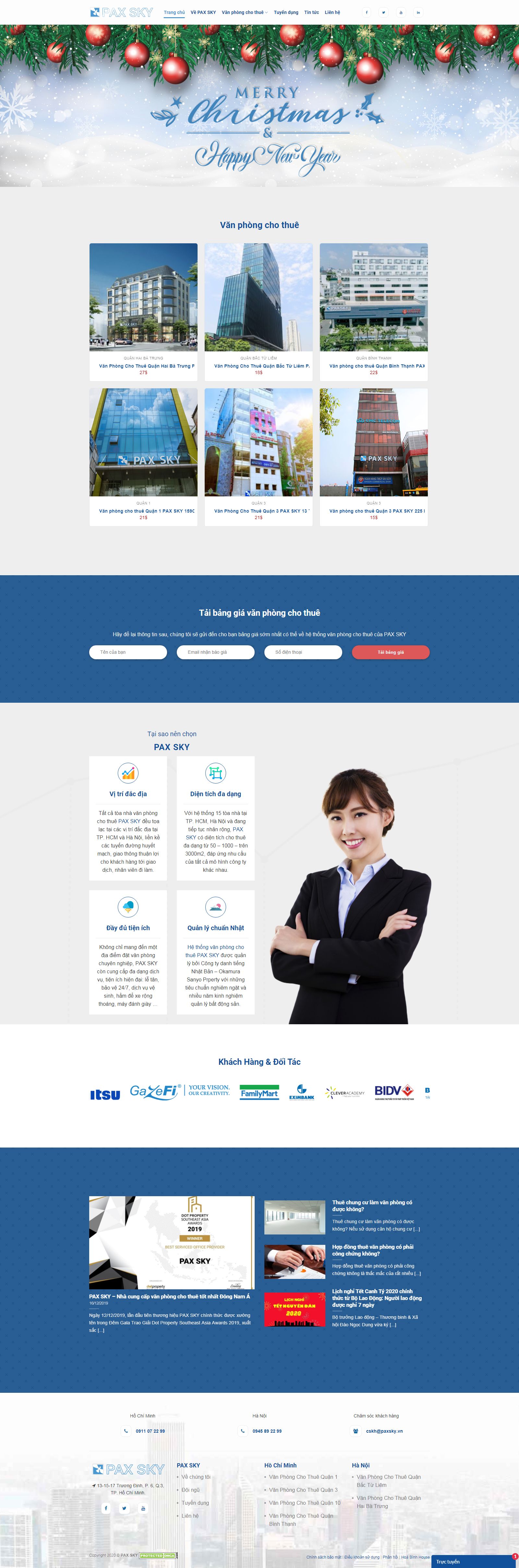 Thiết kế Web tuyên quang paxsky.vn