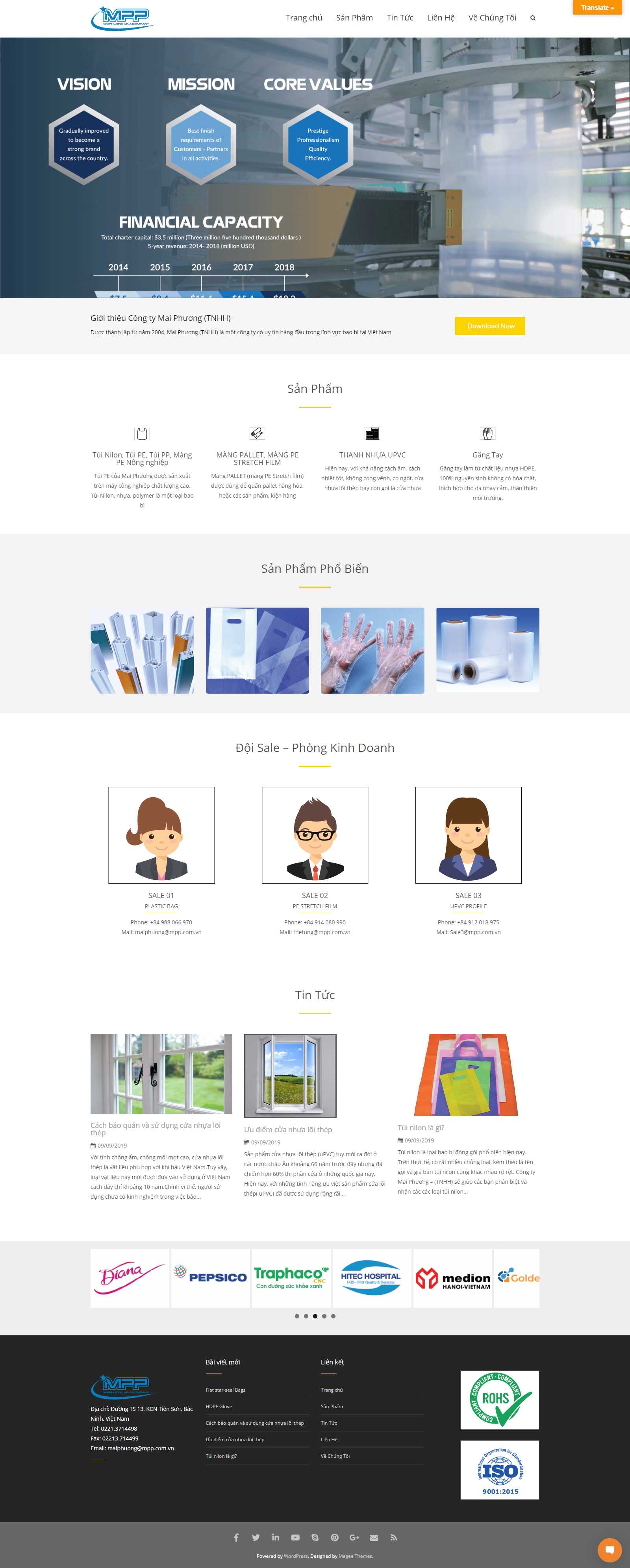 Thiết kế Web vĩnh long mpp.com.vn