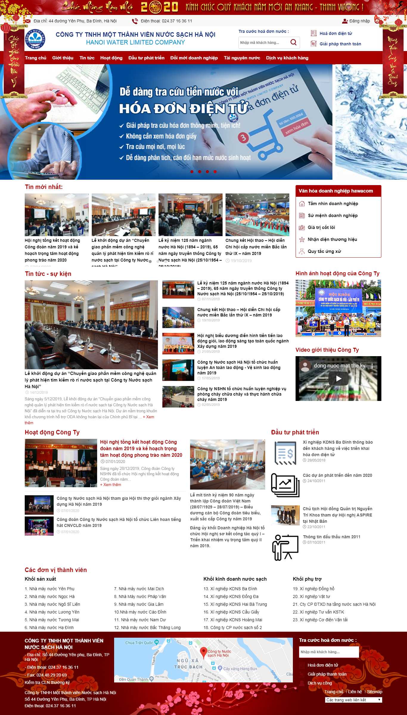 Thiết kế Web giới thiệu doanh nghiệp hawacom.vn
