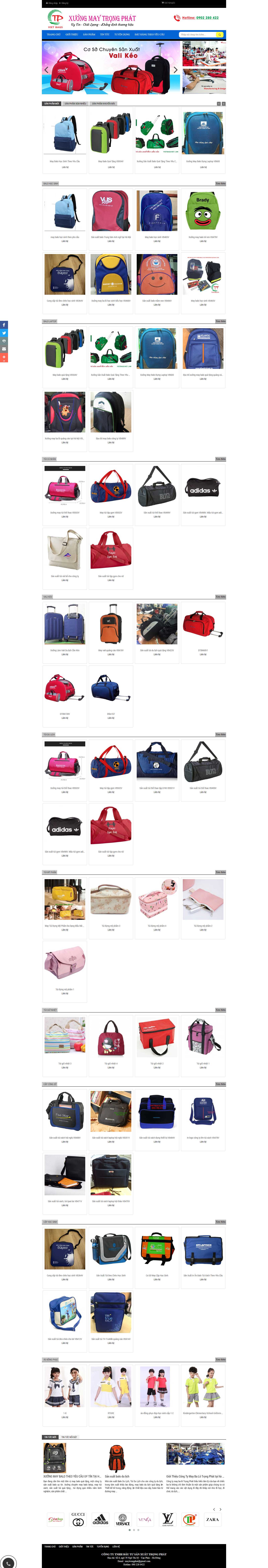 Thiết kế Web yên bái maytrongphat.com