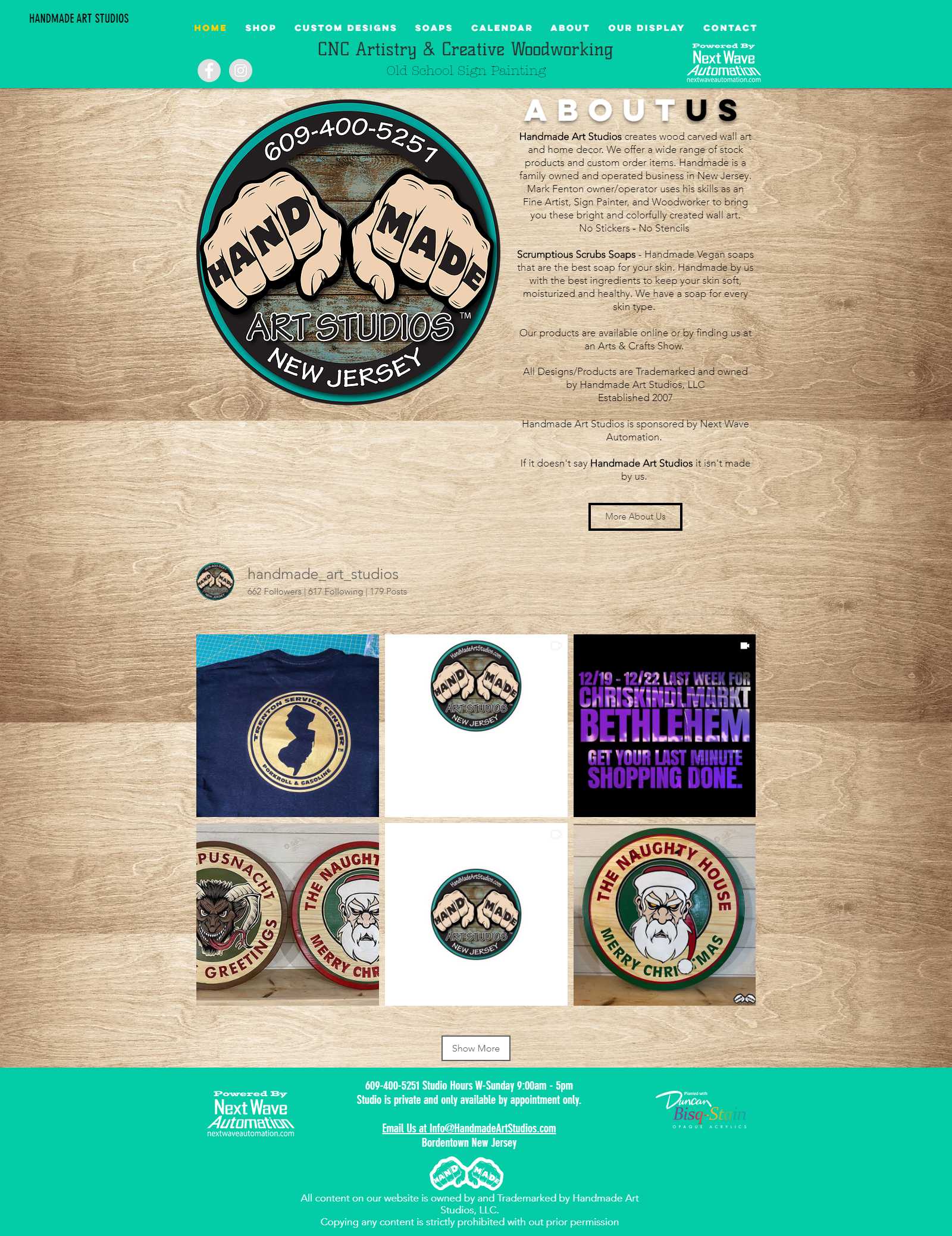 Thiết kế Web quận 3 handmadeartstudios.com