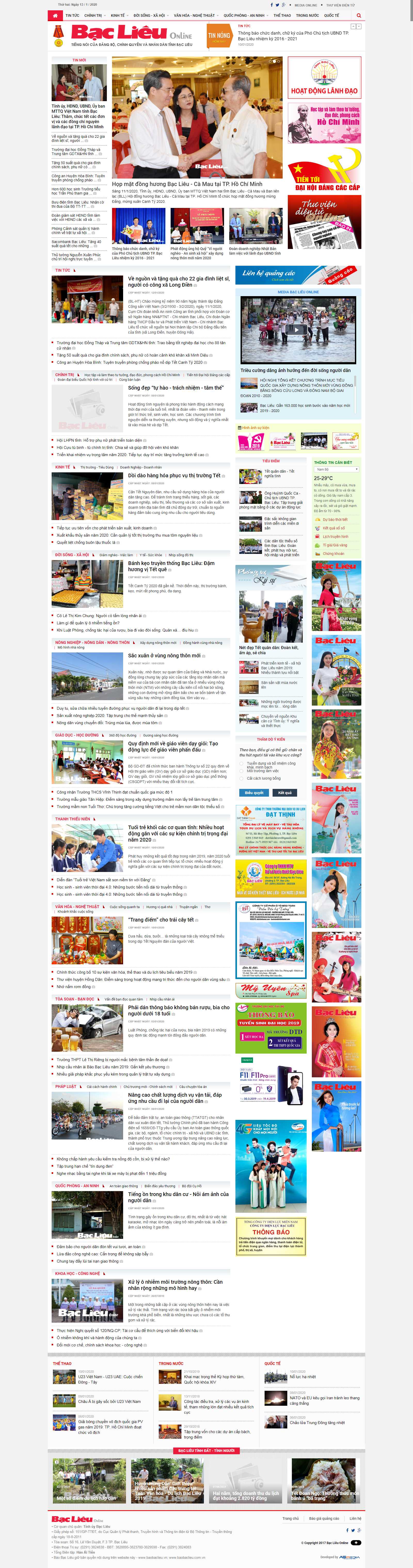 Thiết kế Web quận 4 baobaclieu.vn