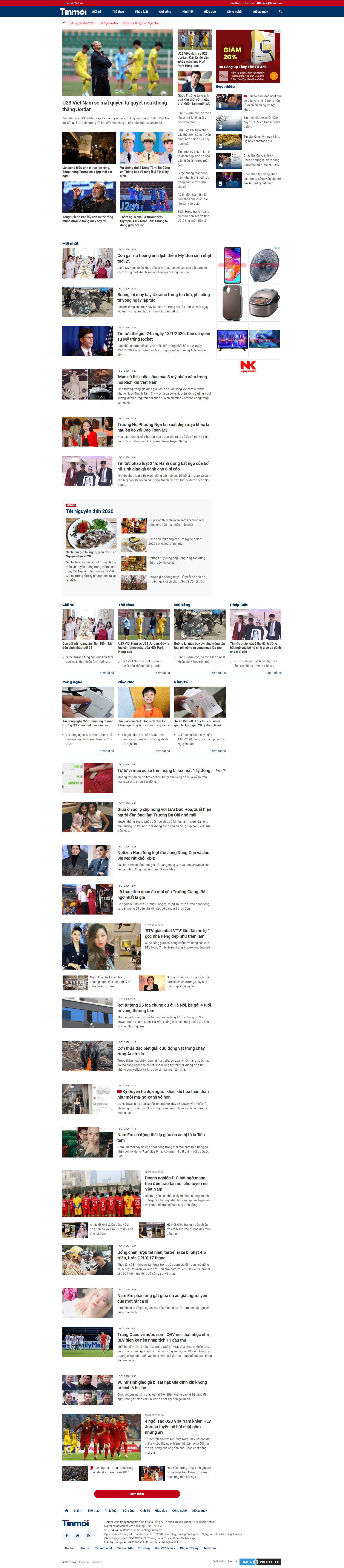 Thiết kế Web quận 6 tinmoi.vn