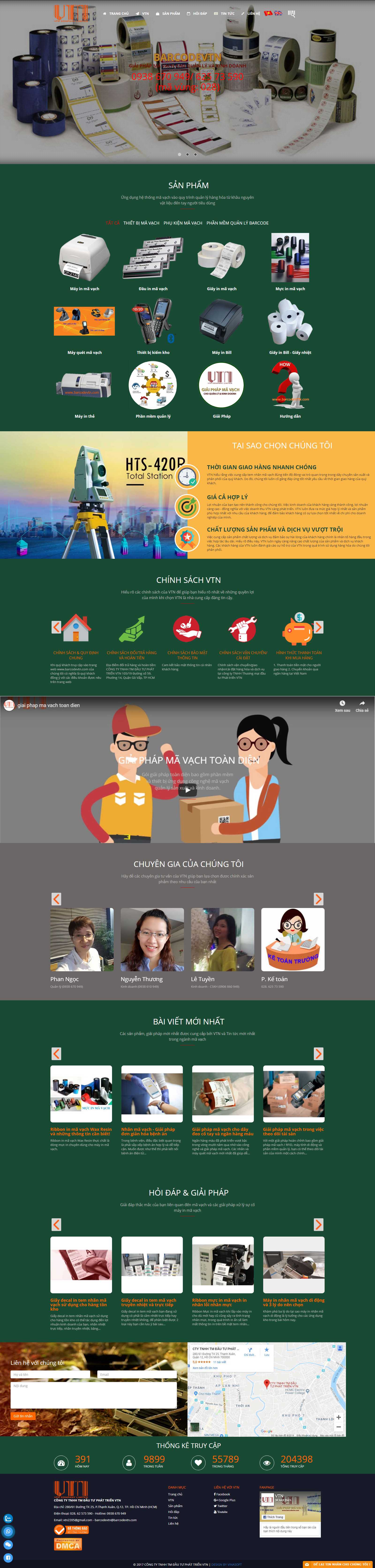 Thiết kế Web quận 9 barcodevtn.com
