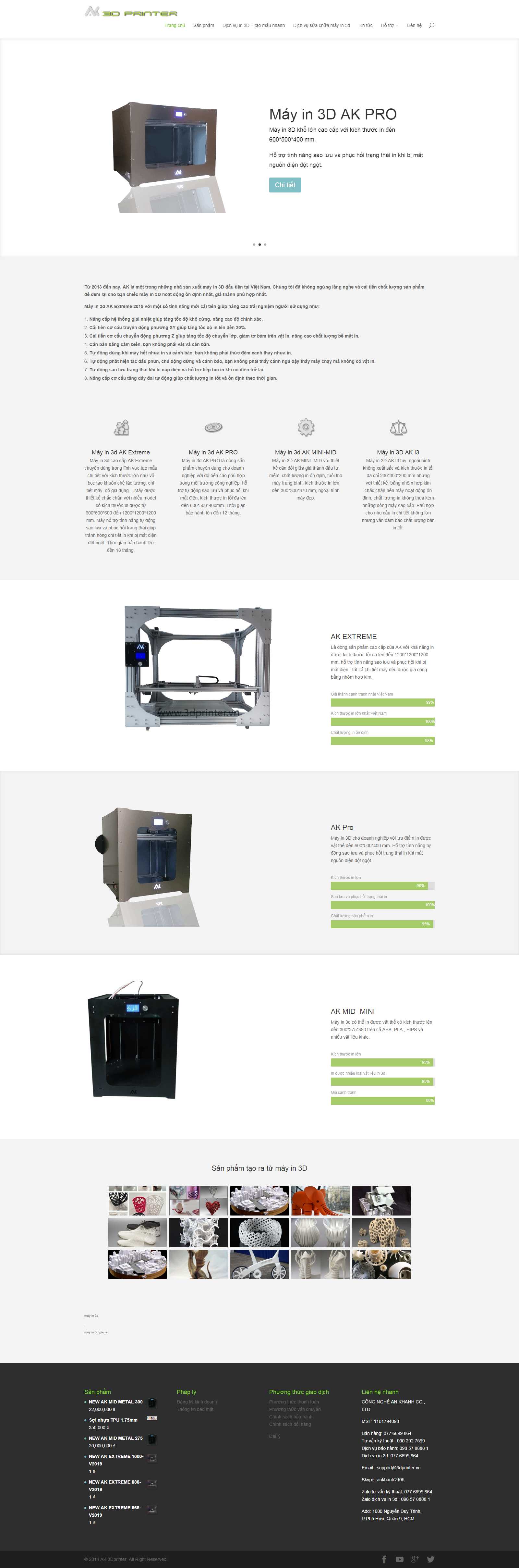 Thiết kế Web quận bình tân 3dprinter.vn