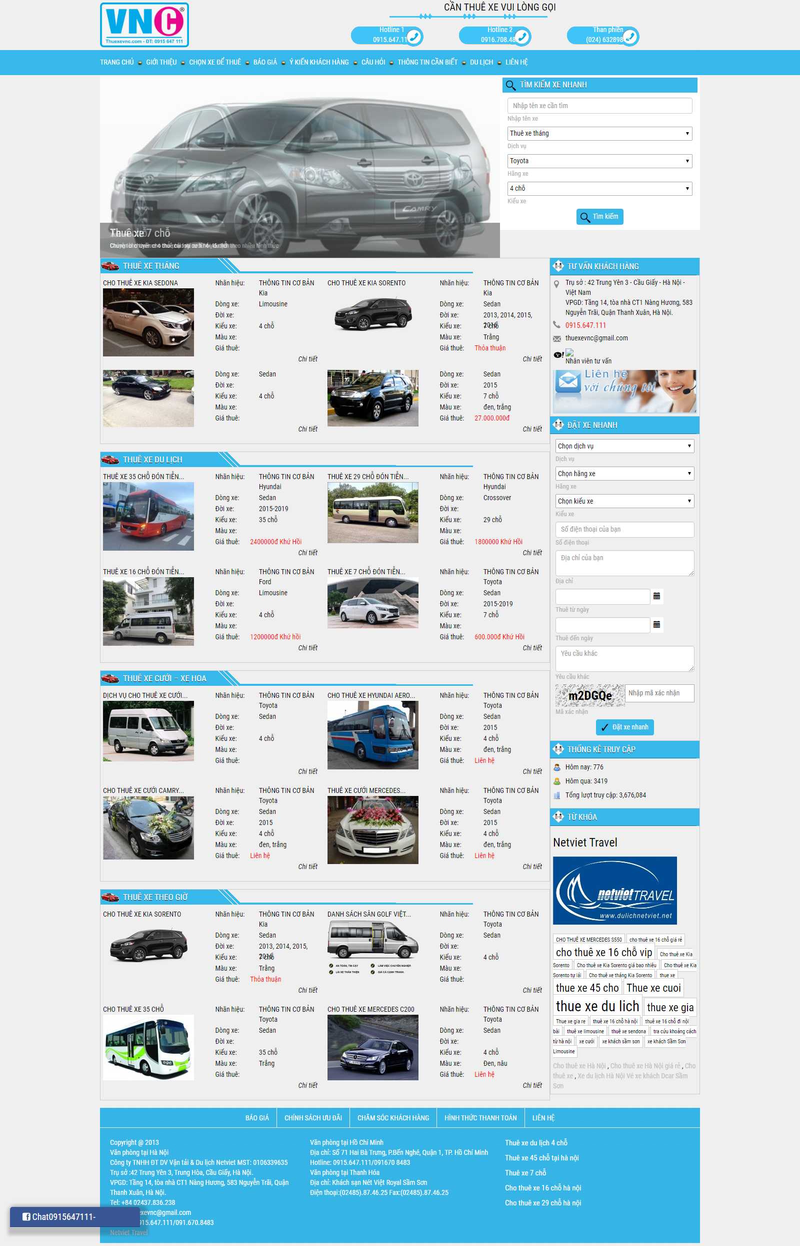 Thiết kế Web huyện bình chánh thuexevnc.com