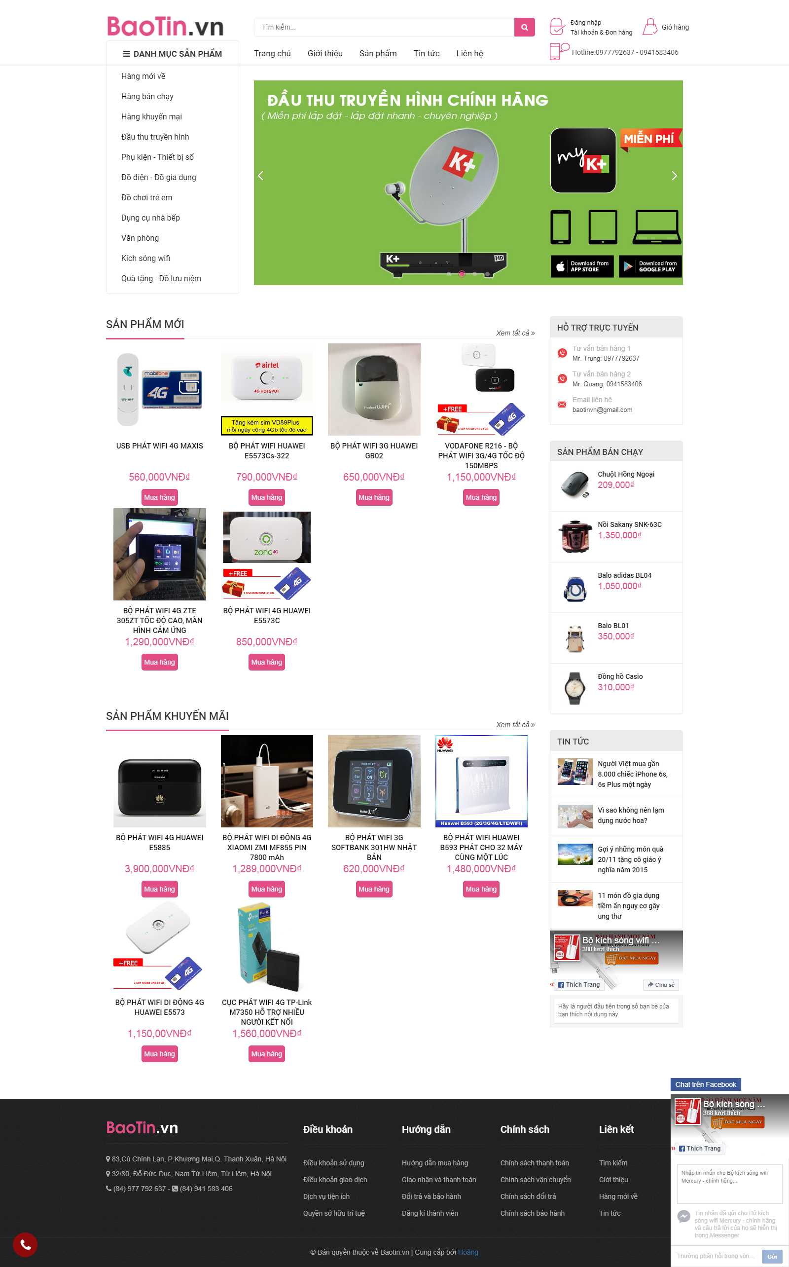 Thiết kế Web huyện nhà bè baotinvn.org