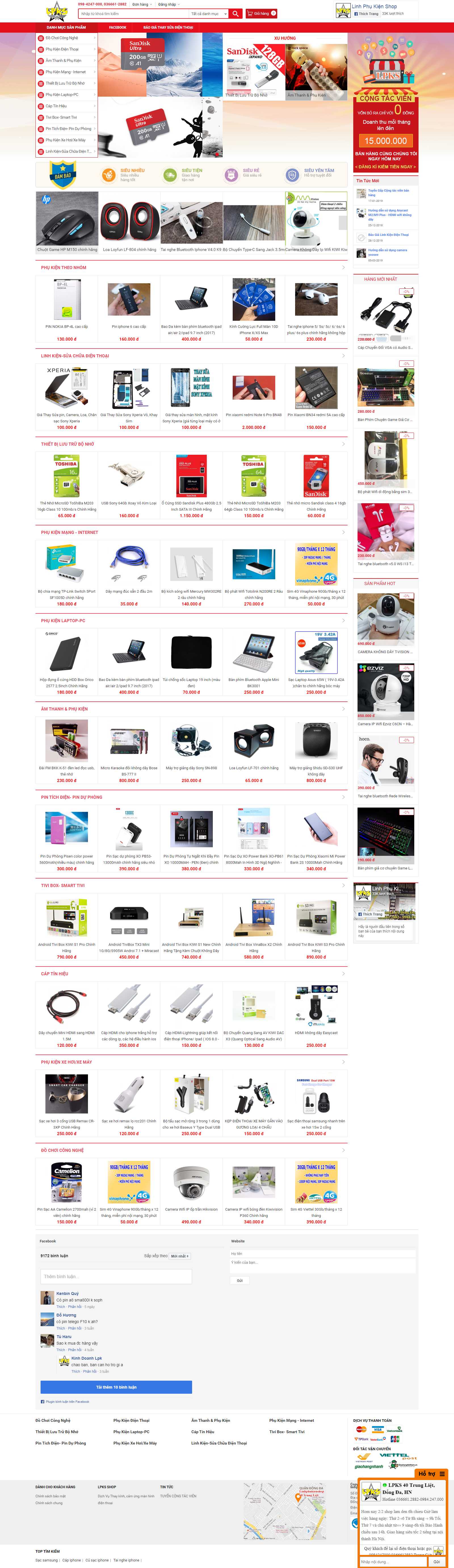 Thiết kế Web huyện nhà bè linhphukien.us