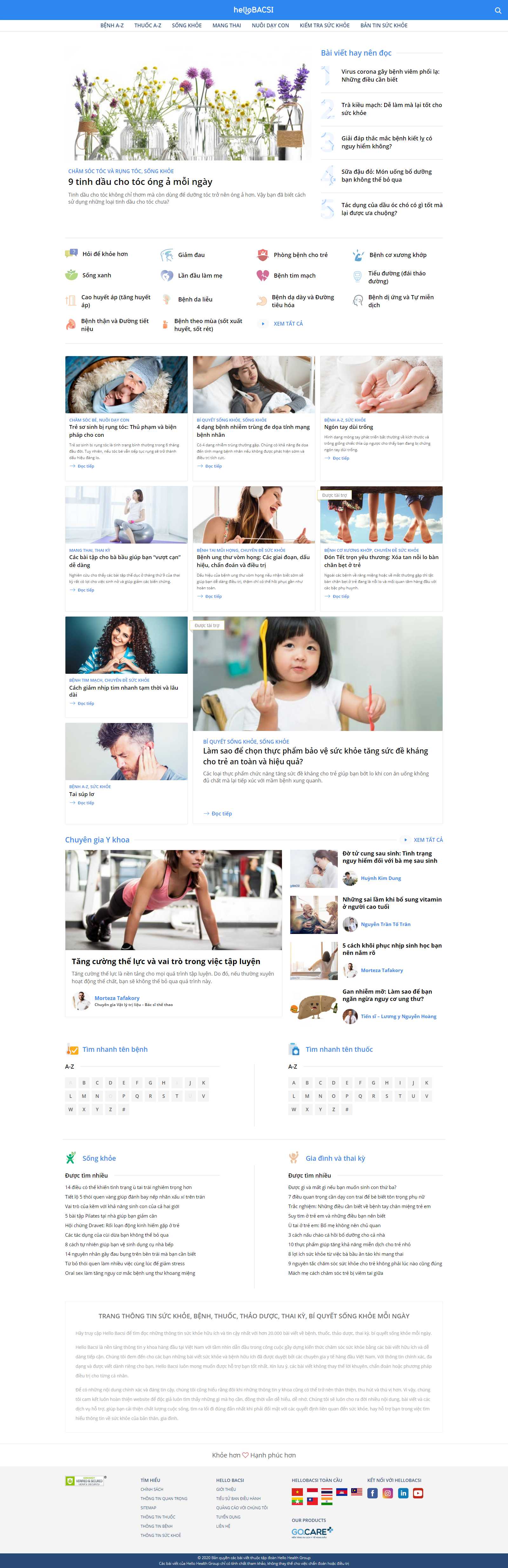 Thiết kế Web dược hellobacsi.com