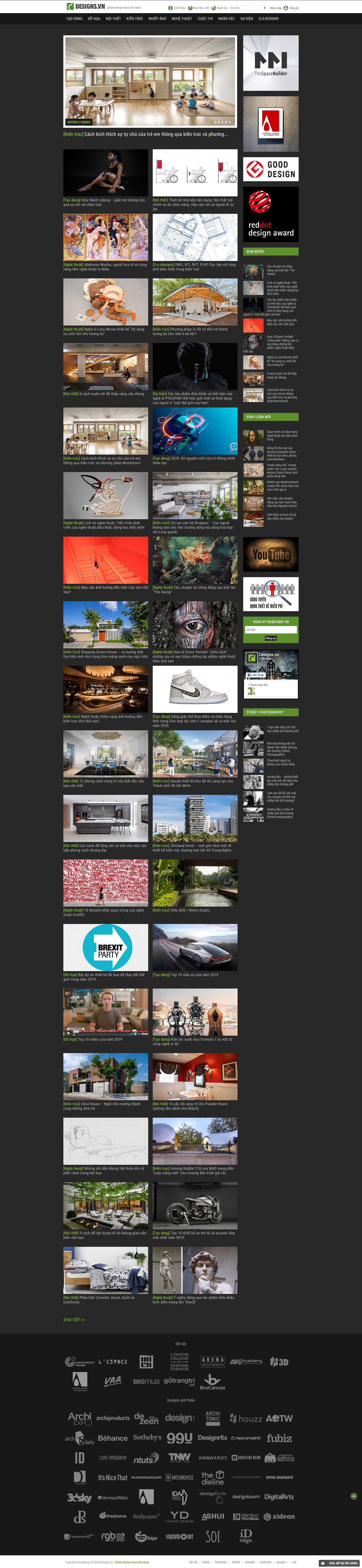 Thiết kế Web kiến trúc designs.vn