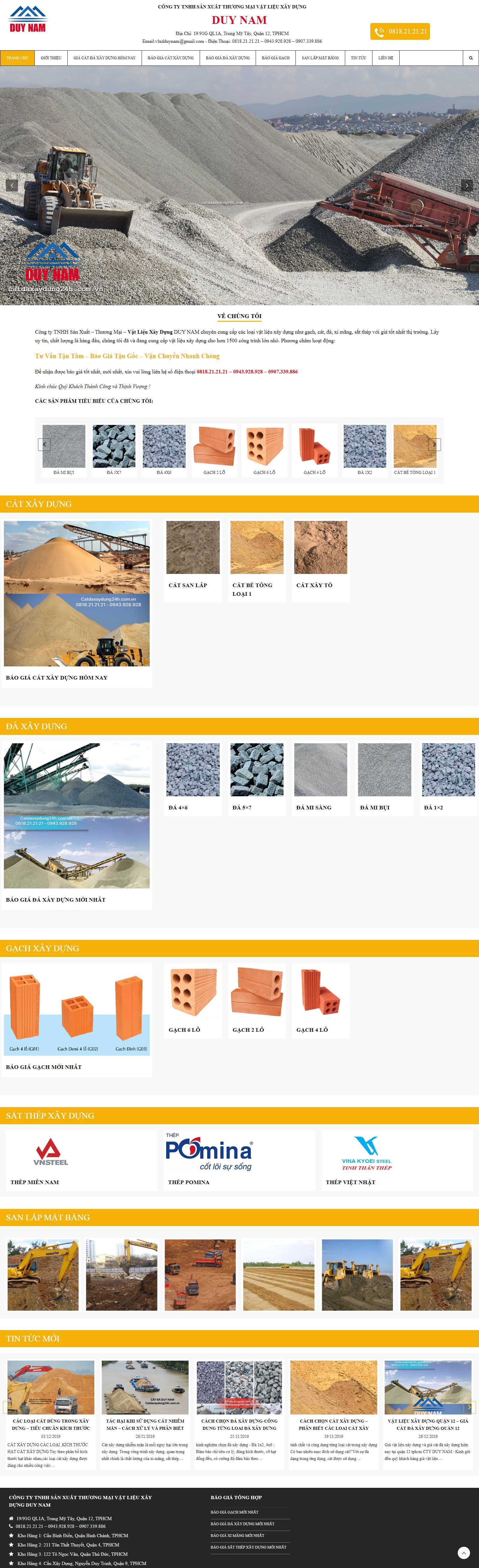 Thiết kế Web sen vòi catdaxaydung24h.com.vn