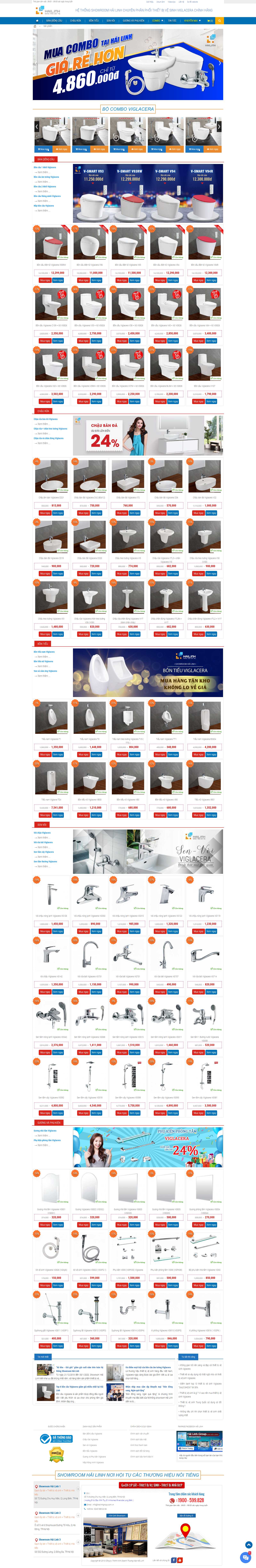 Thiết kế Web sen vòi thietbivesinhviglacera.net