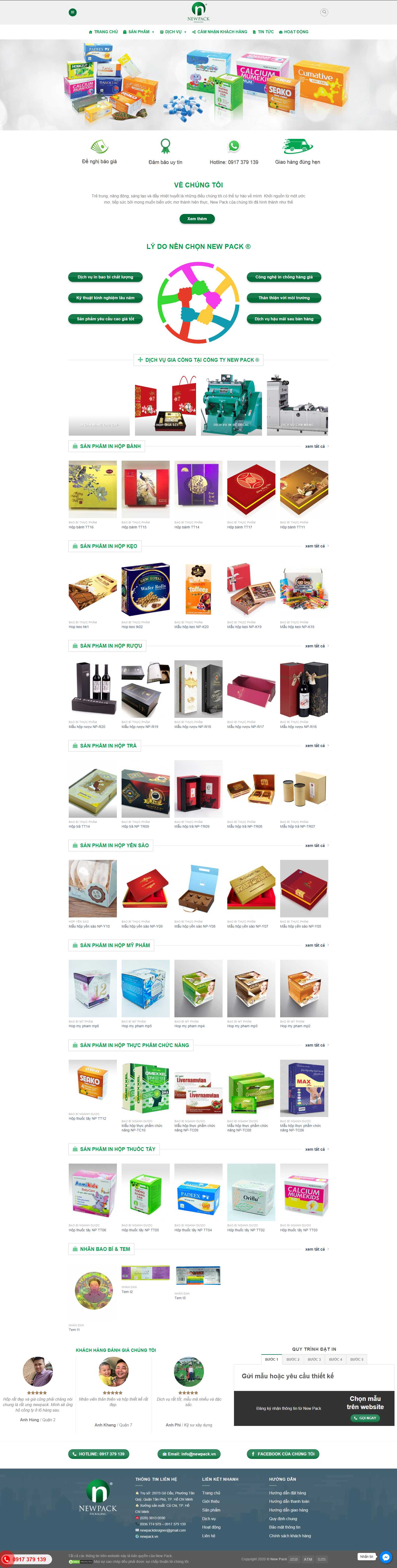 Thiết kế Web nhanh newpack.vn