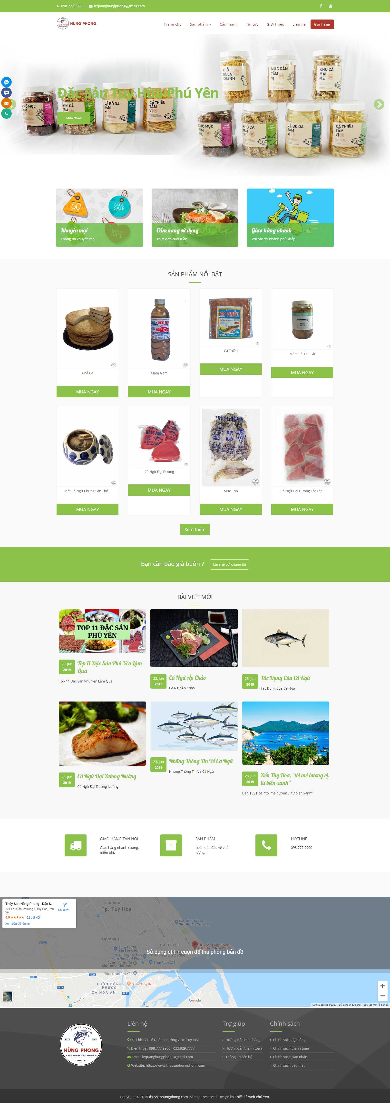 Thiết kế Web vina thuysanhungphong.com