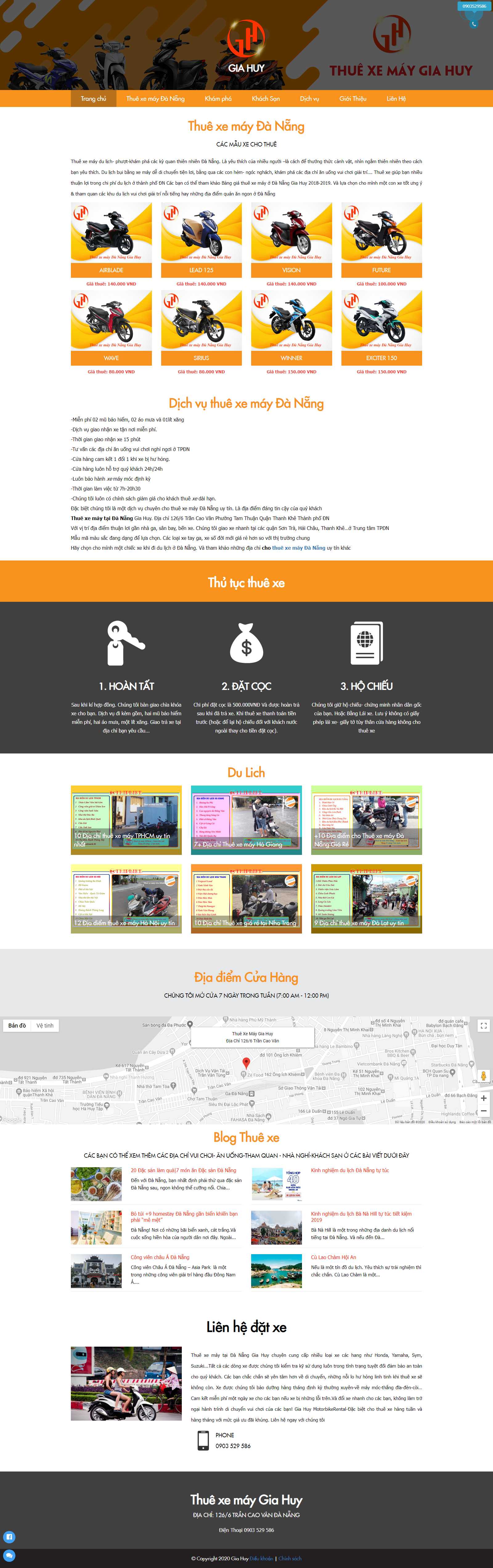 Thiết kế Web trang vàng atdanang.com