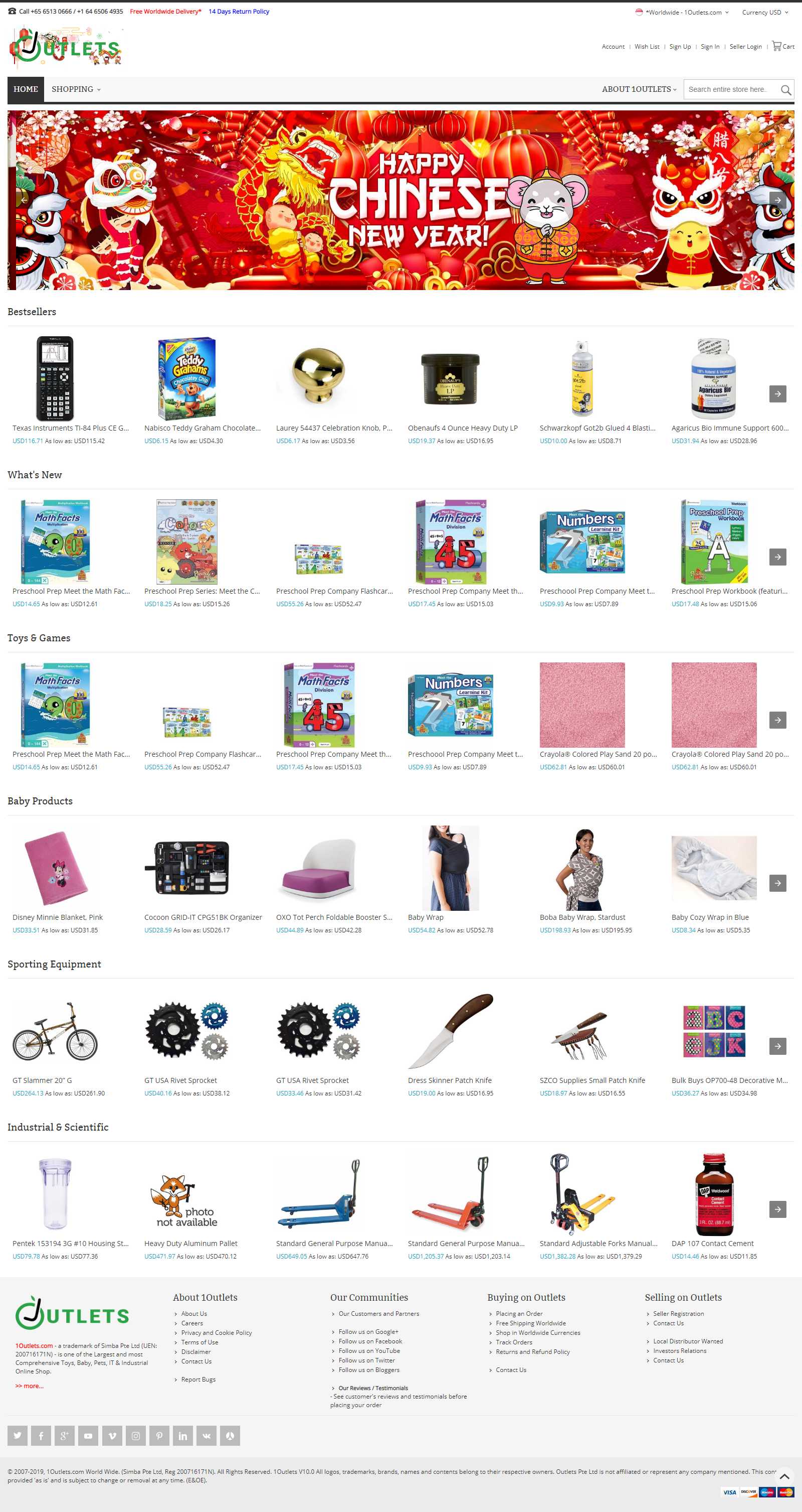 Thiết kế Web việt nam 1outlets.com