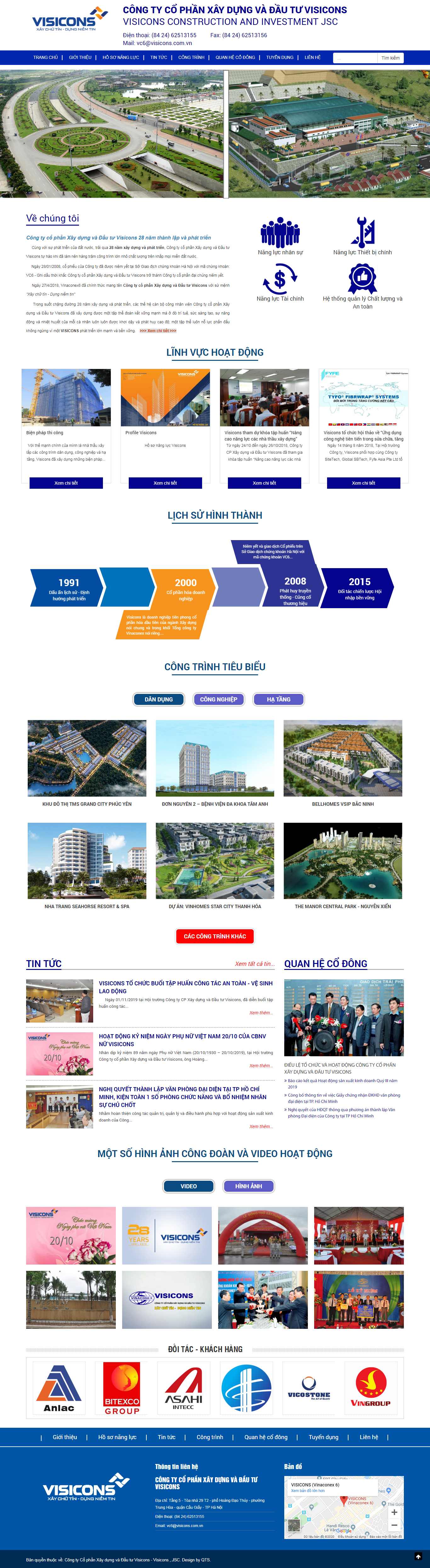 Thiết kế Web công ty cp visicons.vn