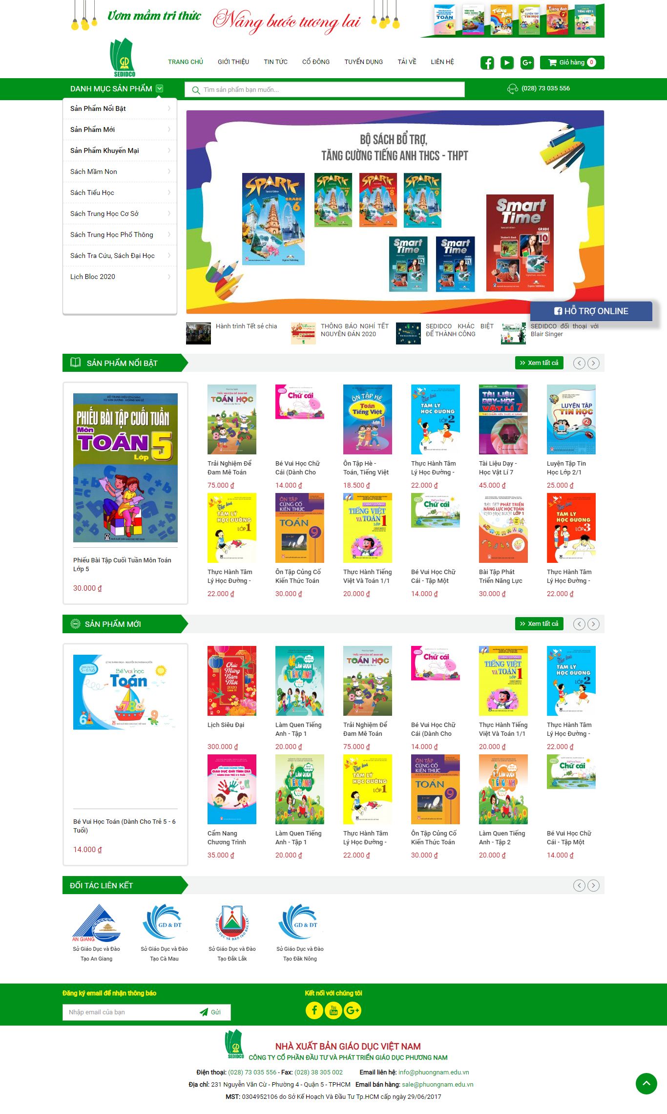 Thiết kế Web phương nam phuongnam.edu.vn