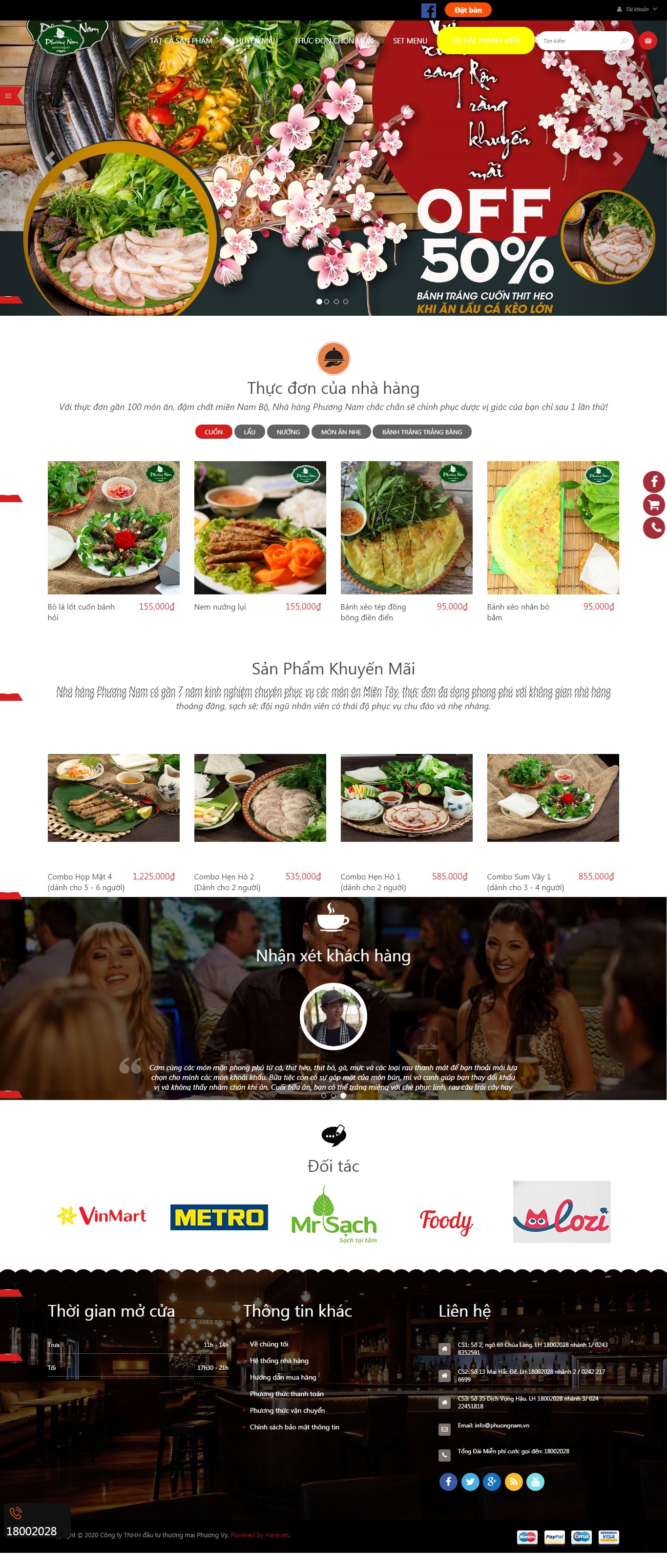 Thiết kế Web phương nam nhahangphuongnam.vn