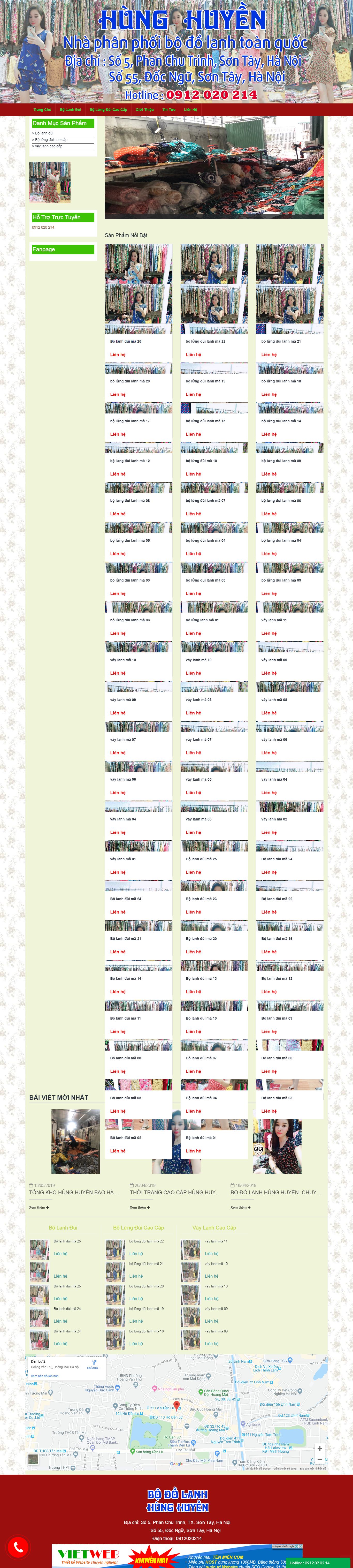 Thiết kế Web mới bodolanhhunghuyen.com