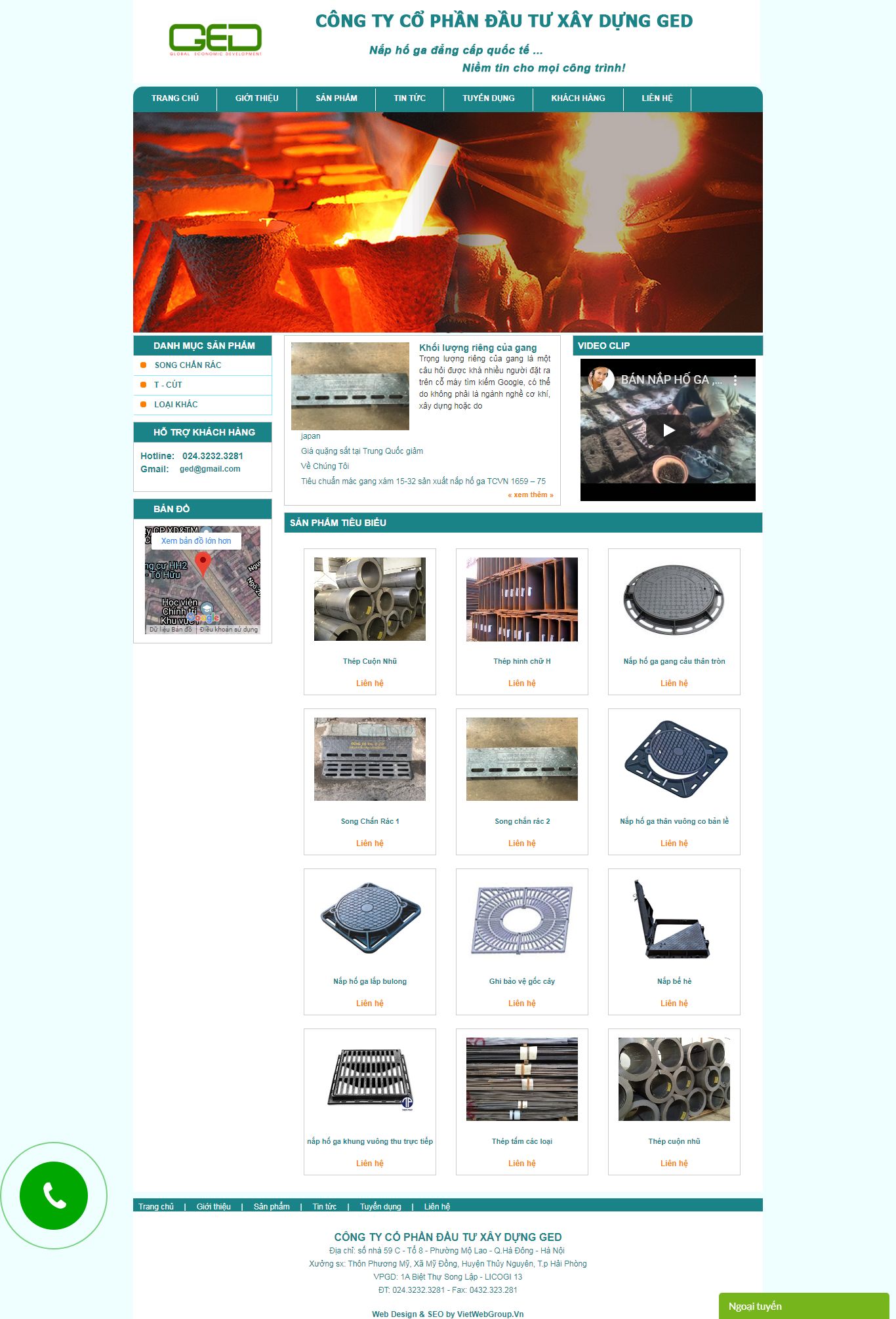 Thiết kế Web mới ged-vn.com