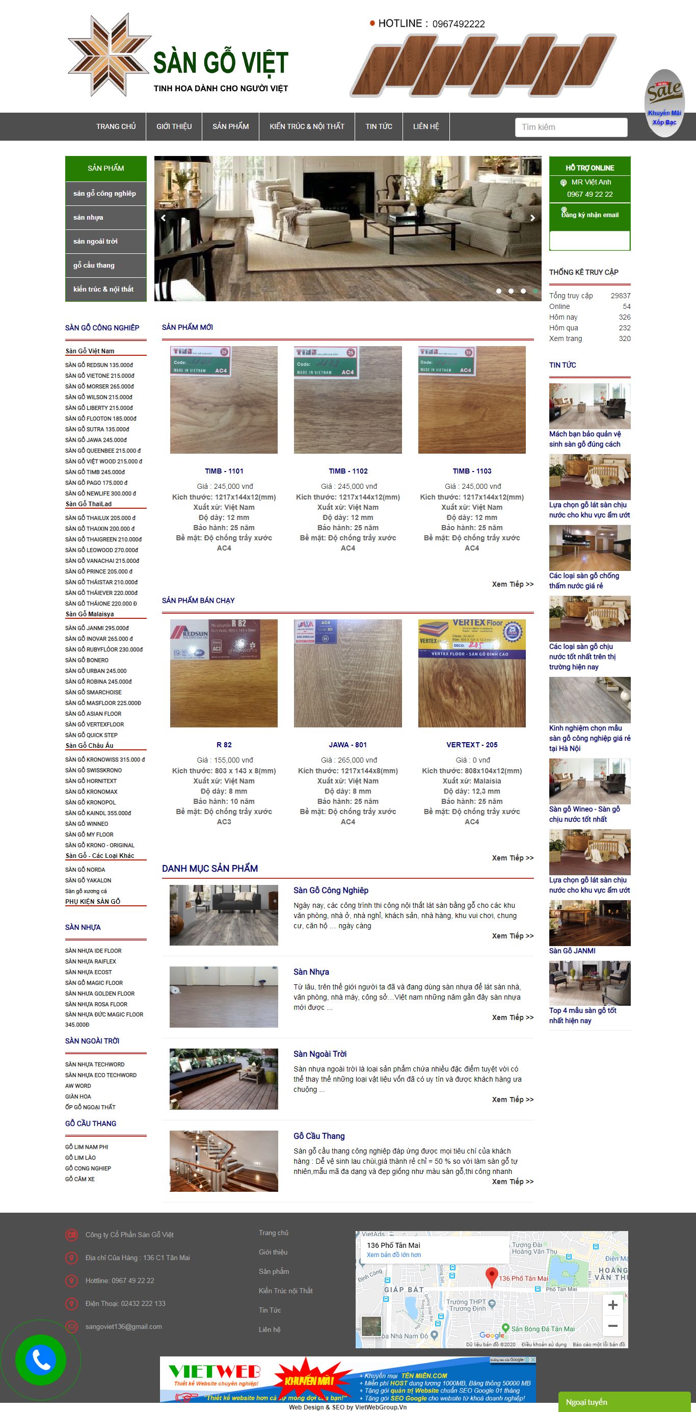 Thiết kế Web mới sandep.org