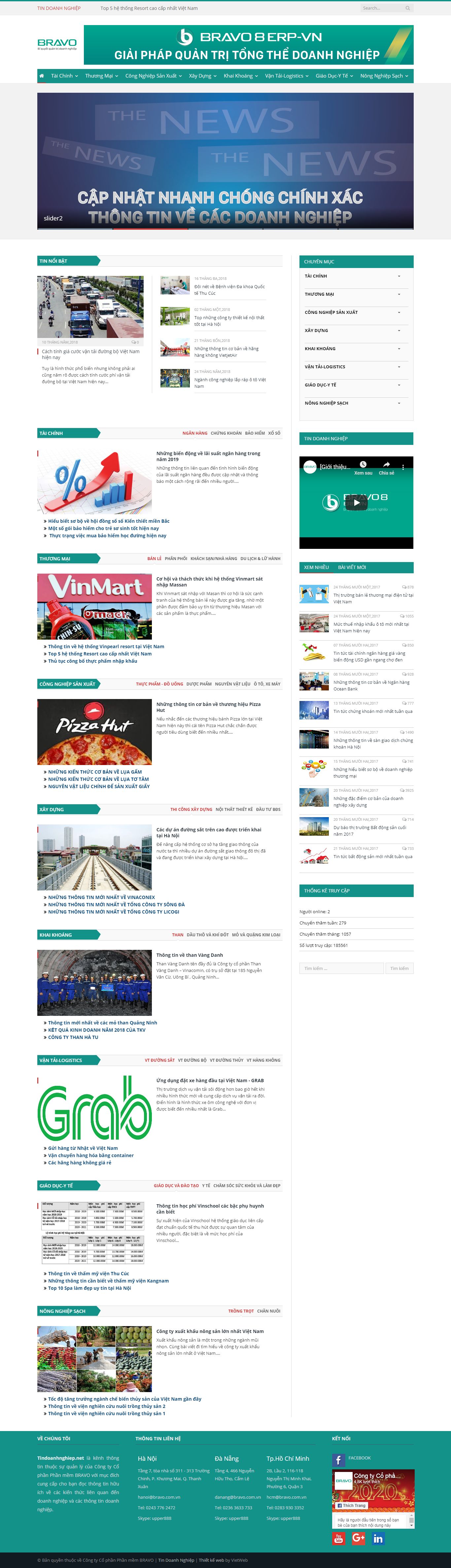 Thiết kế Web mới donghotrongtin.com.vn