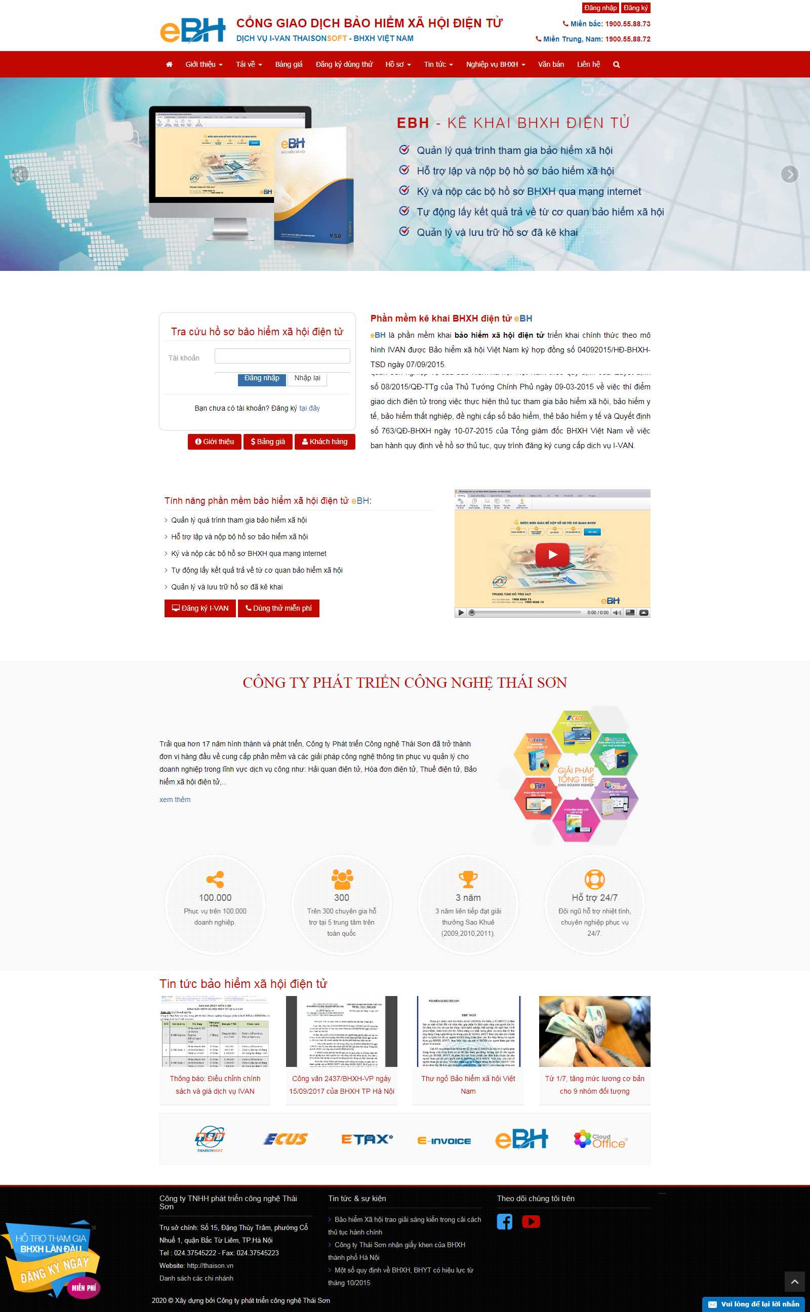 Thiết kế Web mới ebh.vn