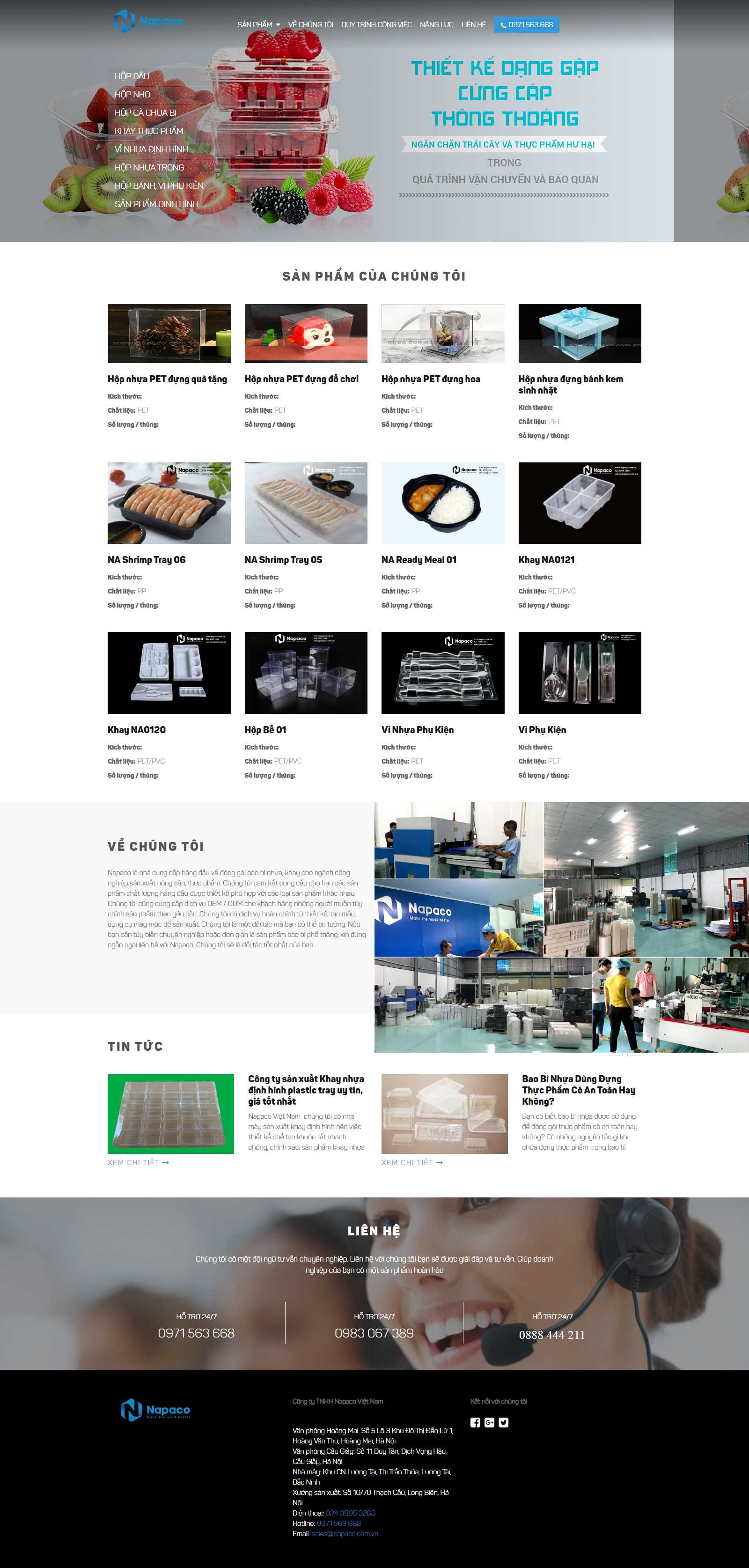 Thiết kế Web cực rẻ napaco.com.vn