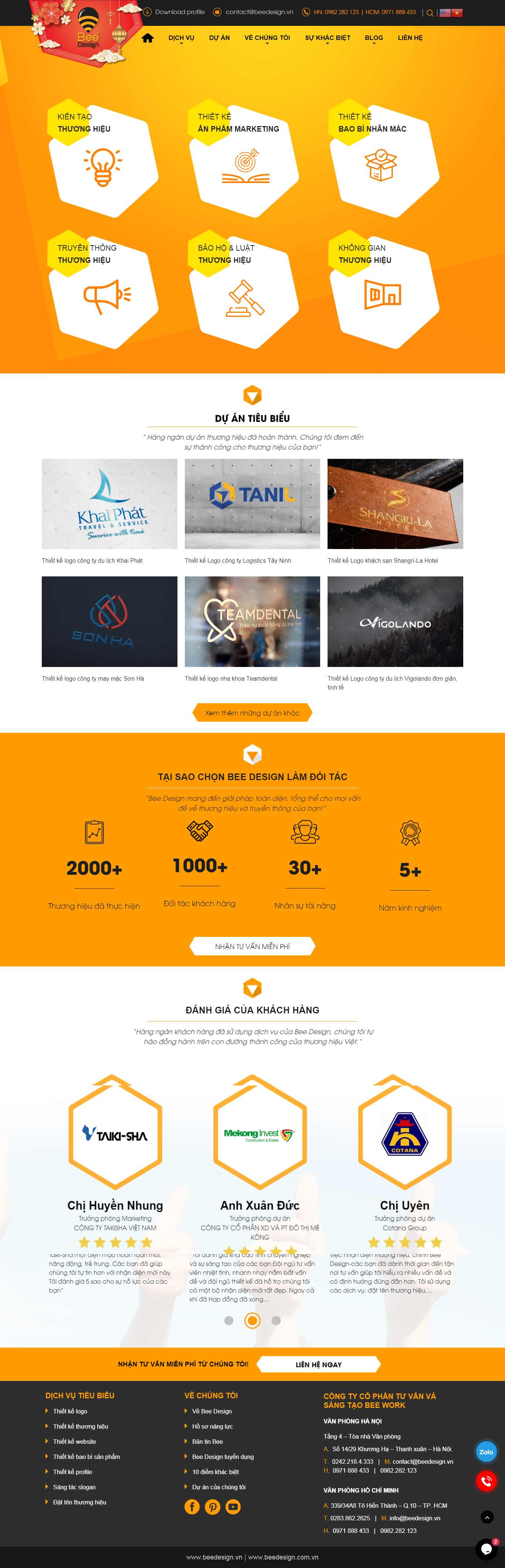 Thiết kế Web logo beedesign.com.vn