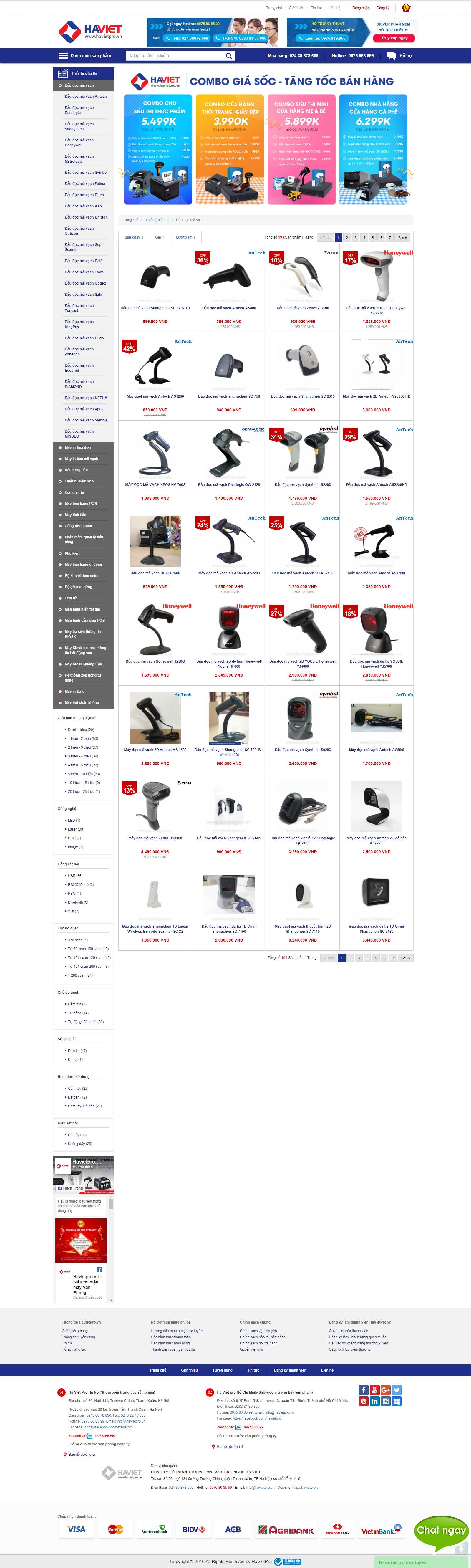 Thiết kế Web mới havietpro.vn