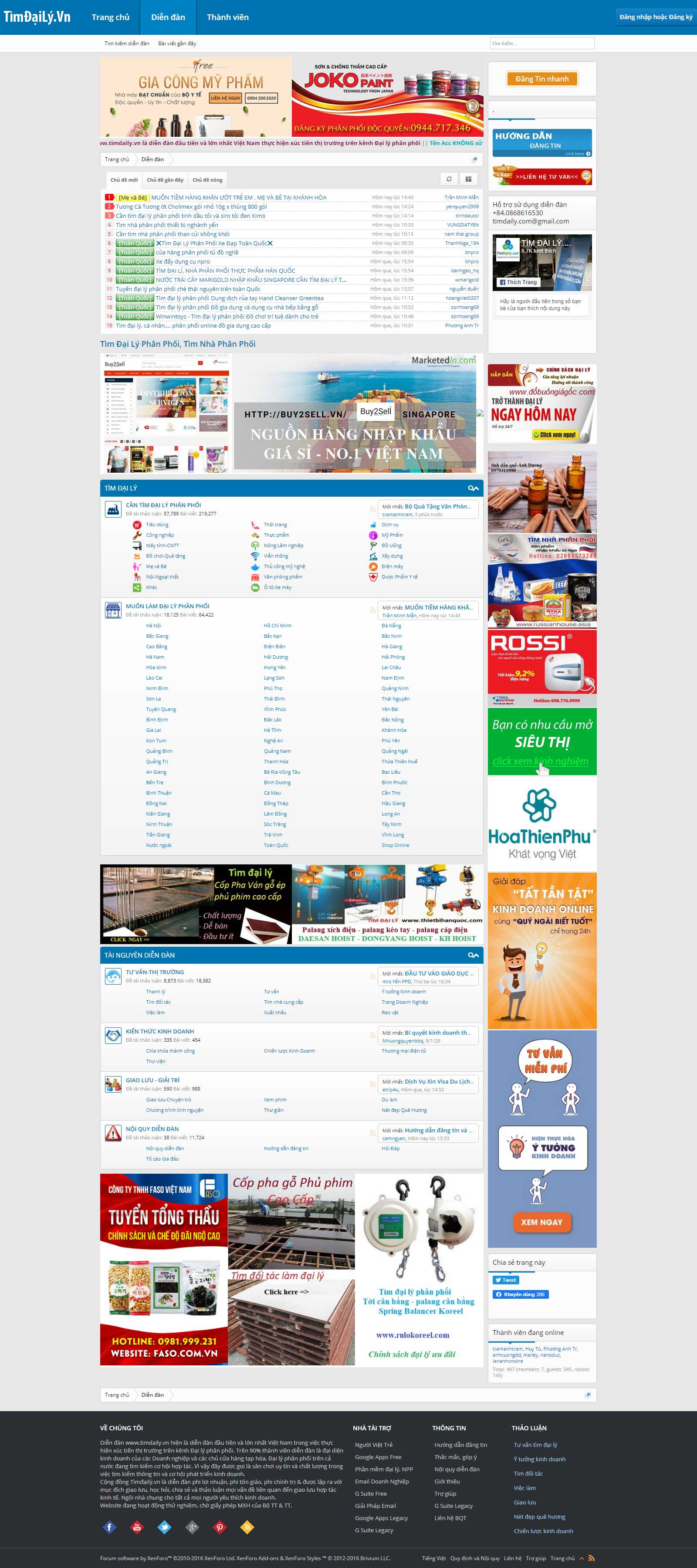 Thiết kế Web nhà phân phối timdaily.vn