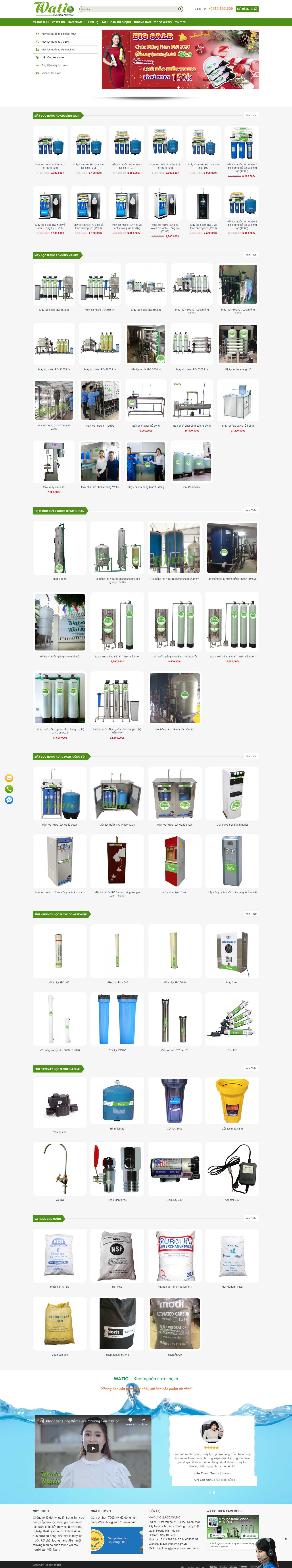 Thiết kế Web máy lọc nước maylocnuocro.com.vn