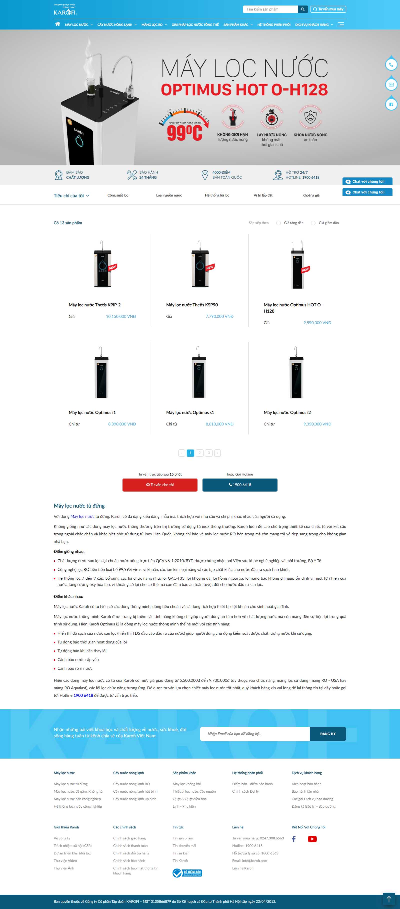 Thiết kế Web minh thuận karofi.com