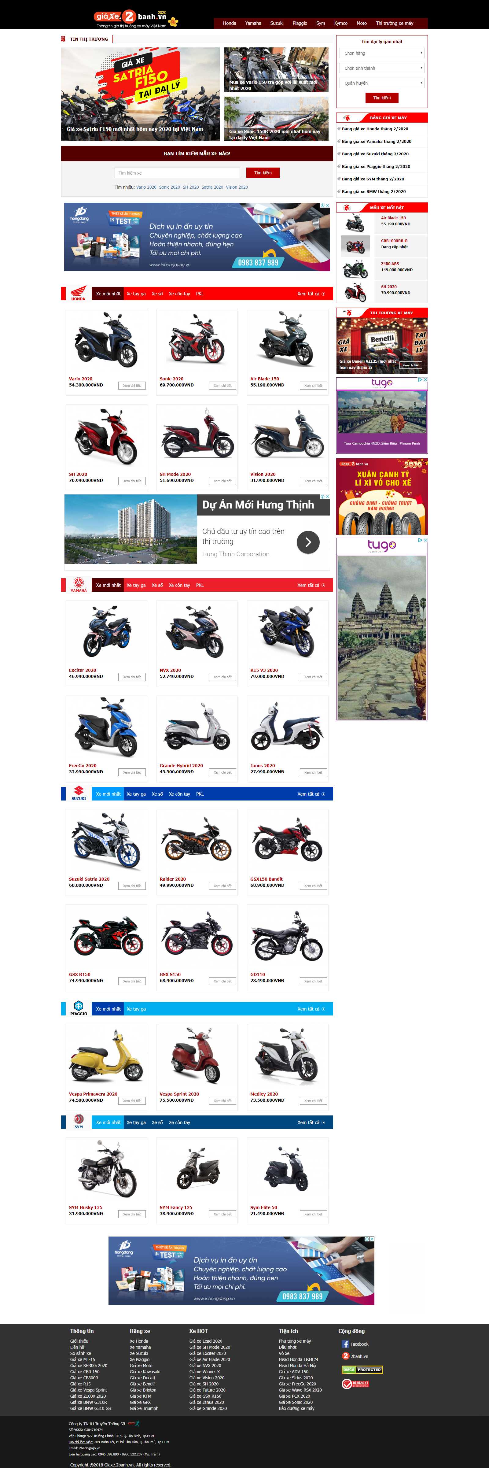 Thiết kế Web minh thuận giaxe.2banh.vn