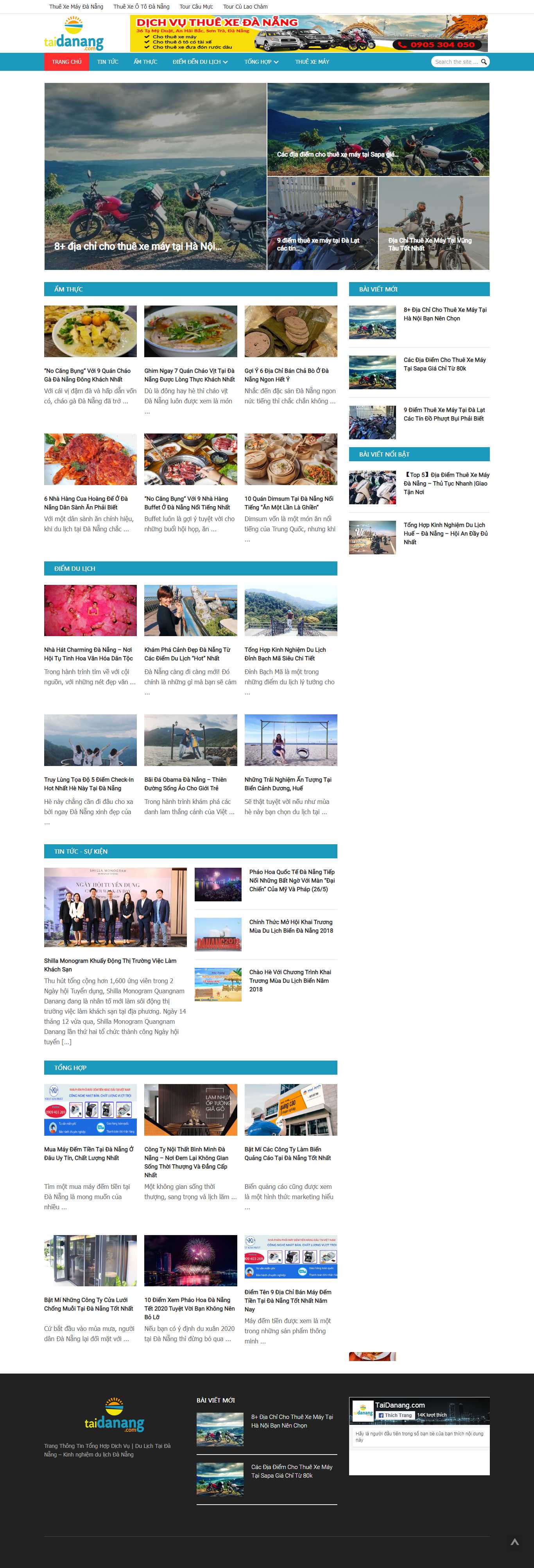 Thiết kế Web vui chơi giải trí taidanang.com