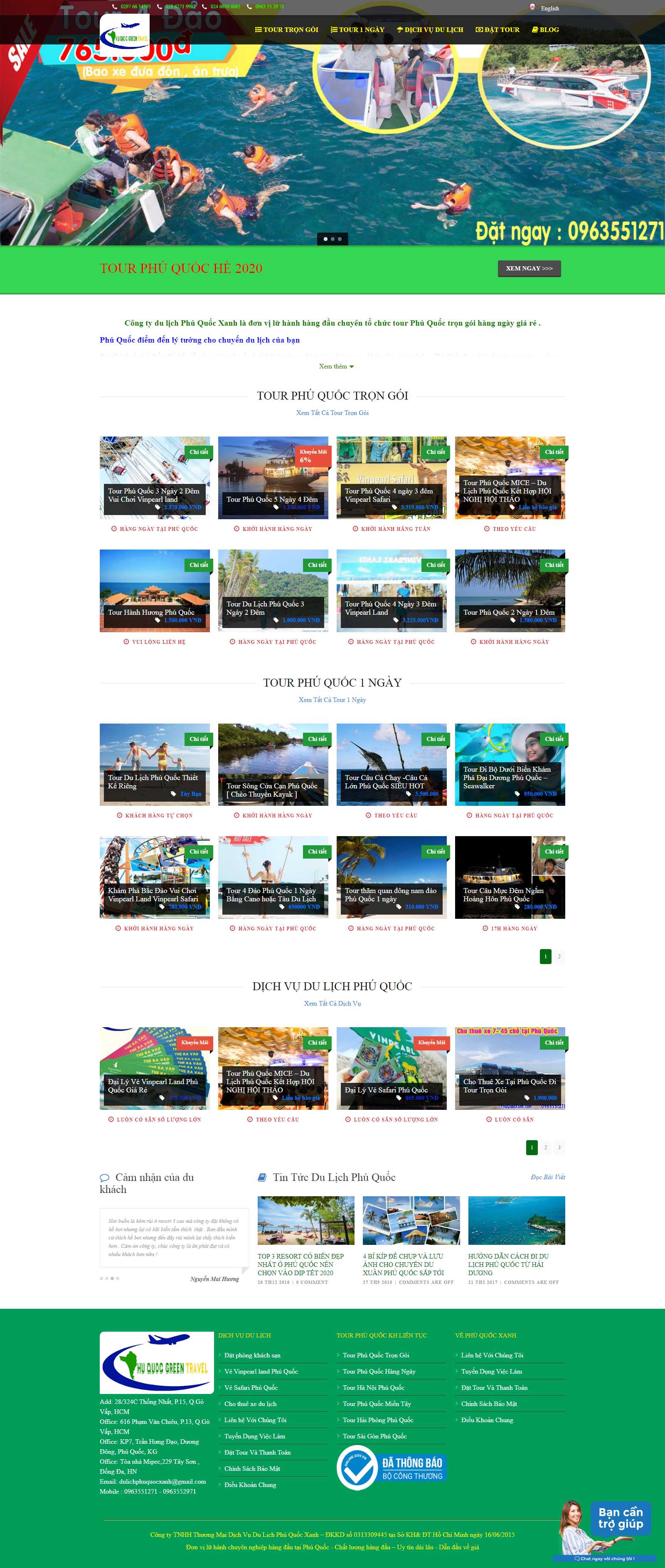 Thiết kế Web seo cộng hưởng phuquocxanh.com