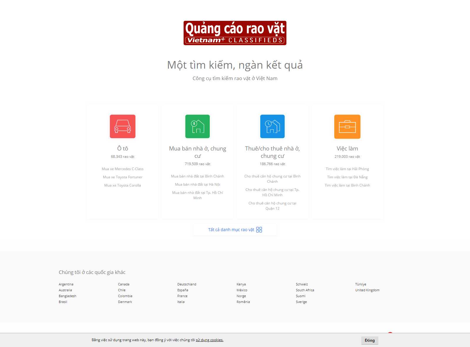 Thiết kế Web bán nhà mặt phố vietnamplus.vn