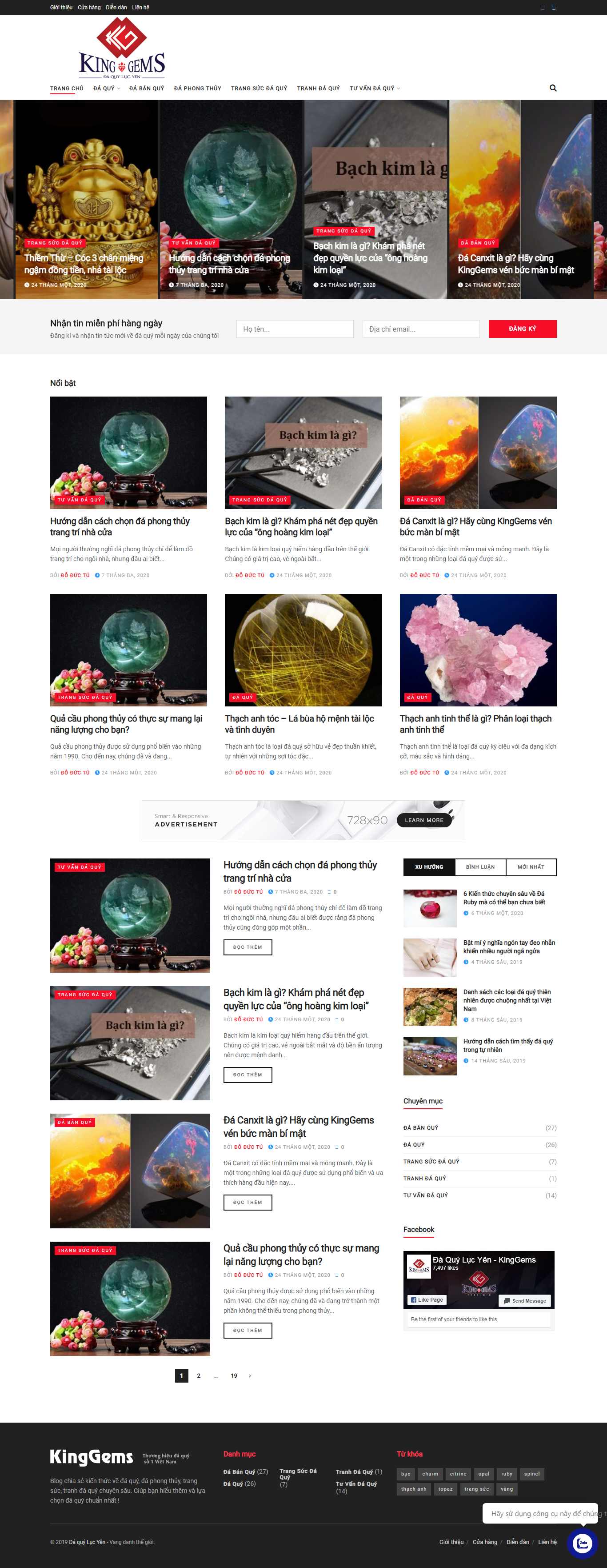 Thiết kế Web đá quý daquylucyen.net.vn