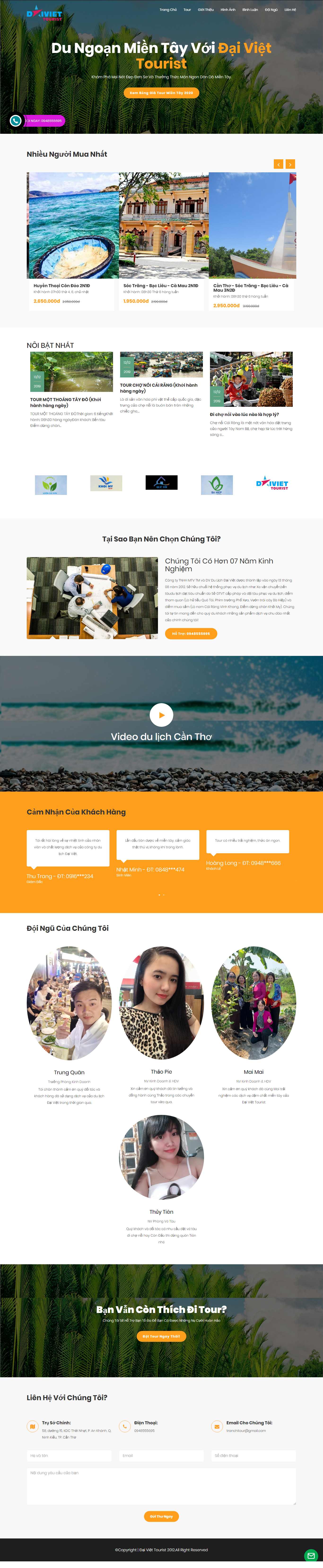 Thiết kế Web địa lý chonoicairang.com.vn