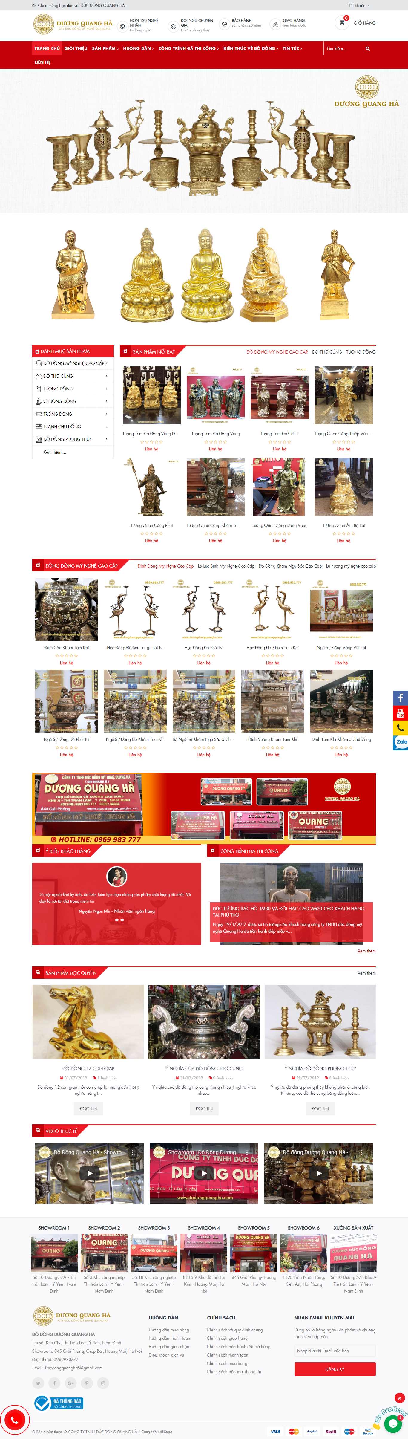 Thiết kế Web đồ thờ cúng dodongduongquangha.com