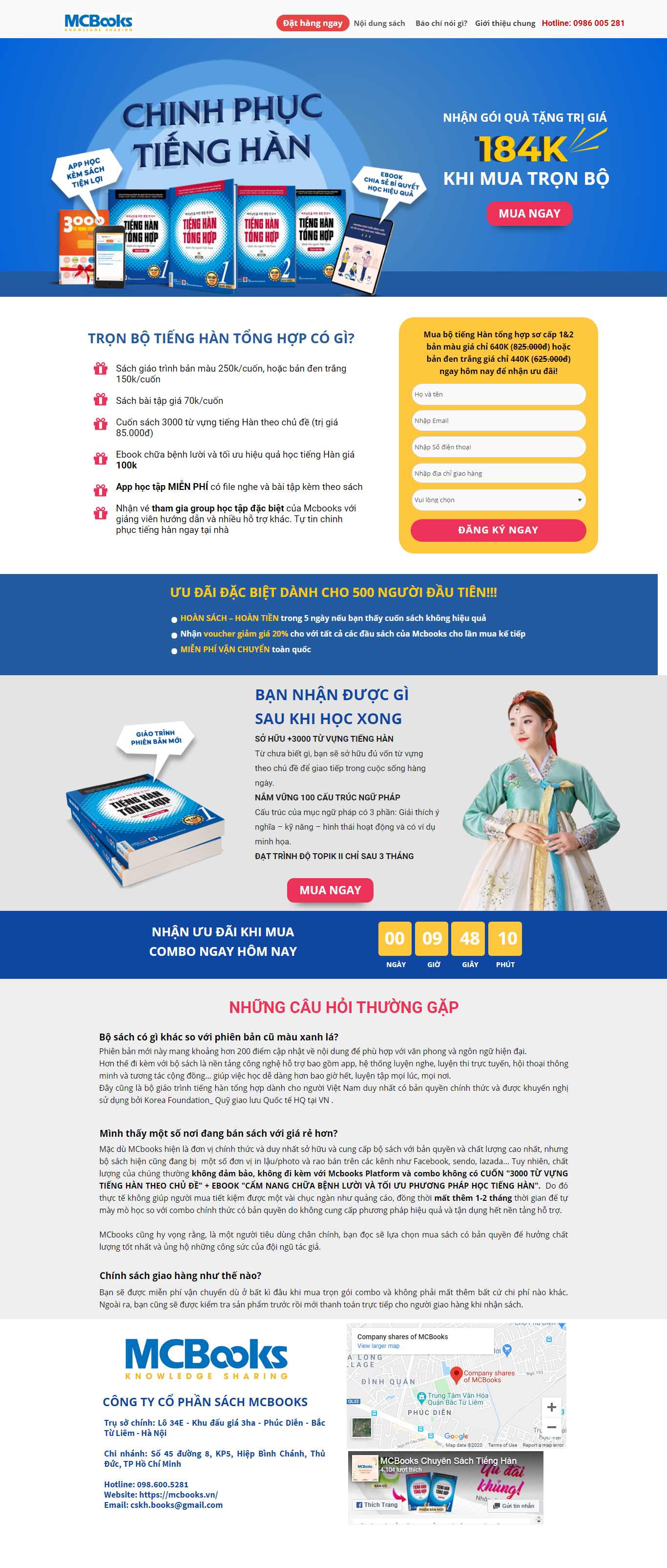 Thiết kế Web giáo trình tienghantonghop.mcbooks.vn