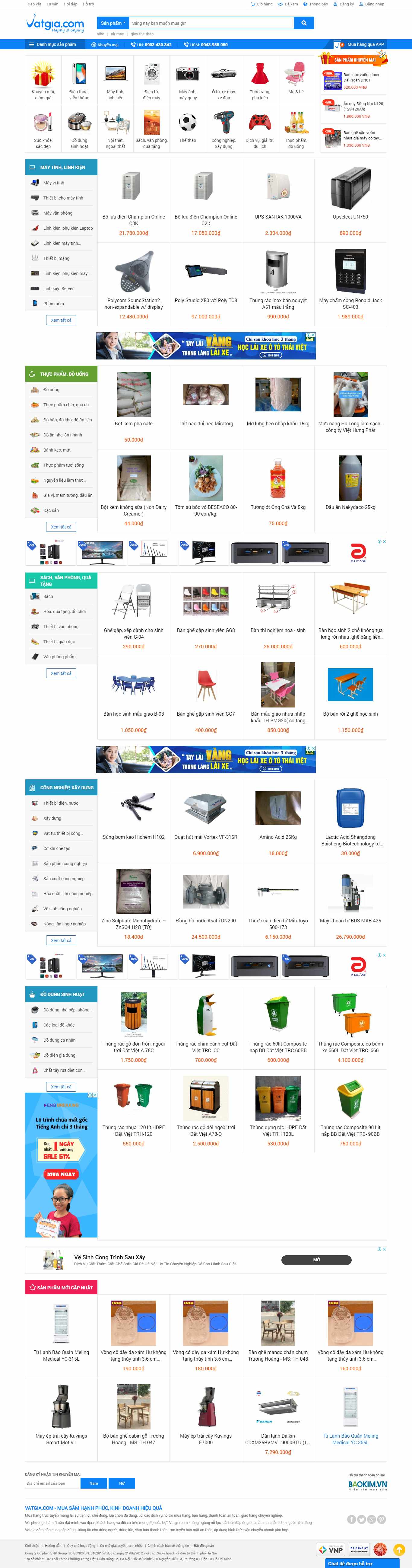 Thiết kế Web shopee vatgia.com