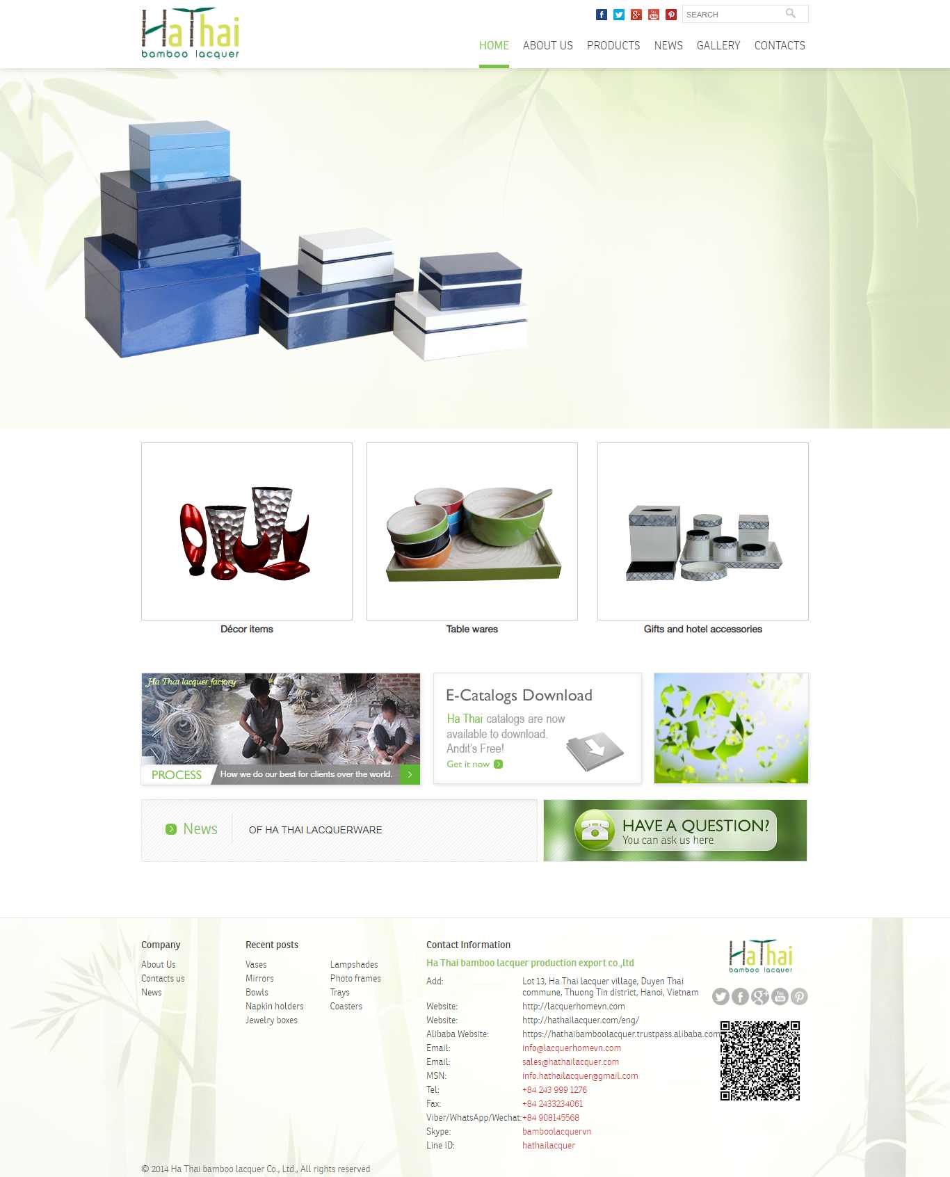 Thiết kế Web thủ công mỹ nghệ lacquerhomevn.com